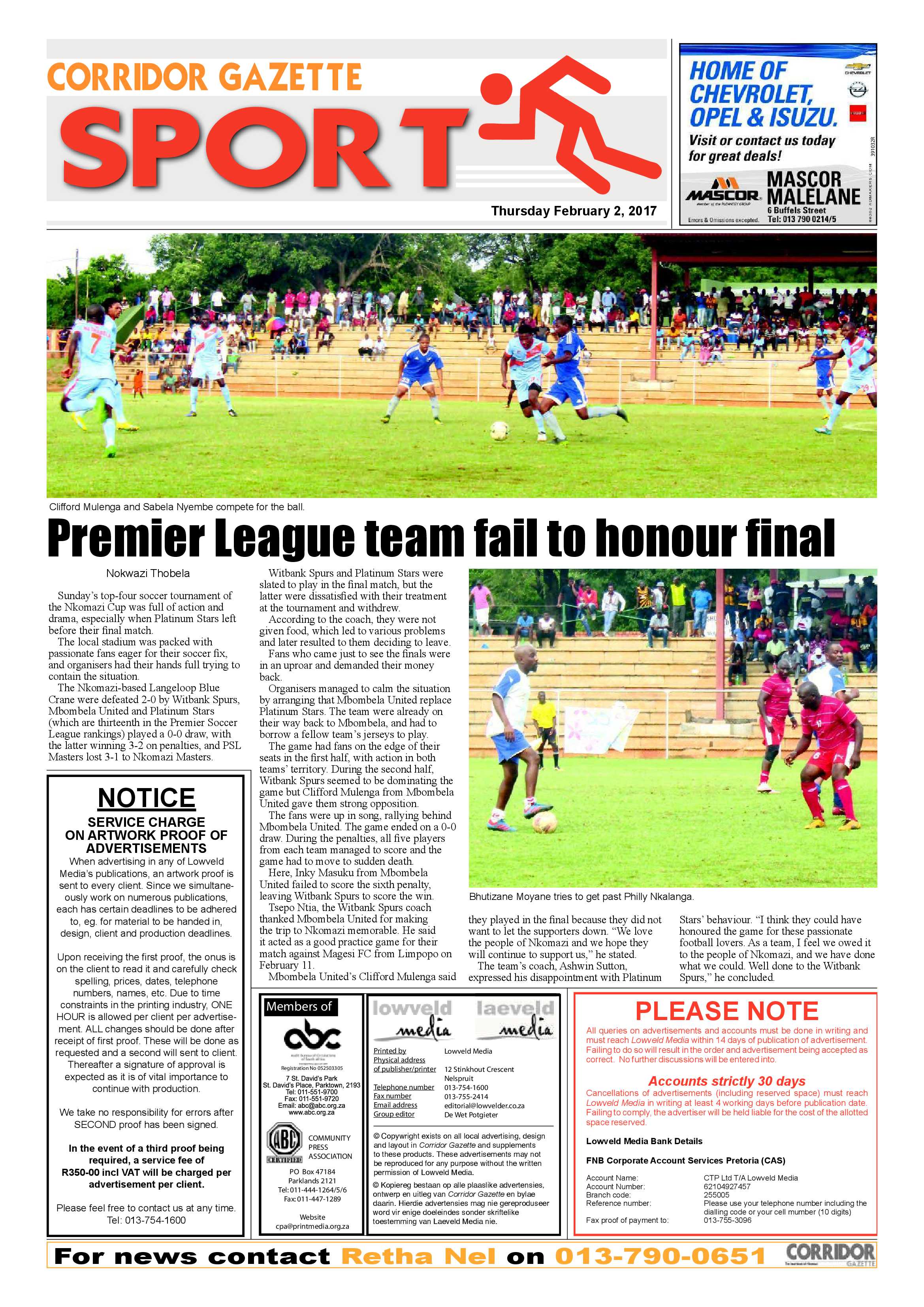 Corridor Gazette 2 February 2017 page 8