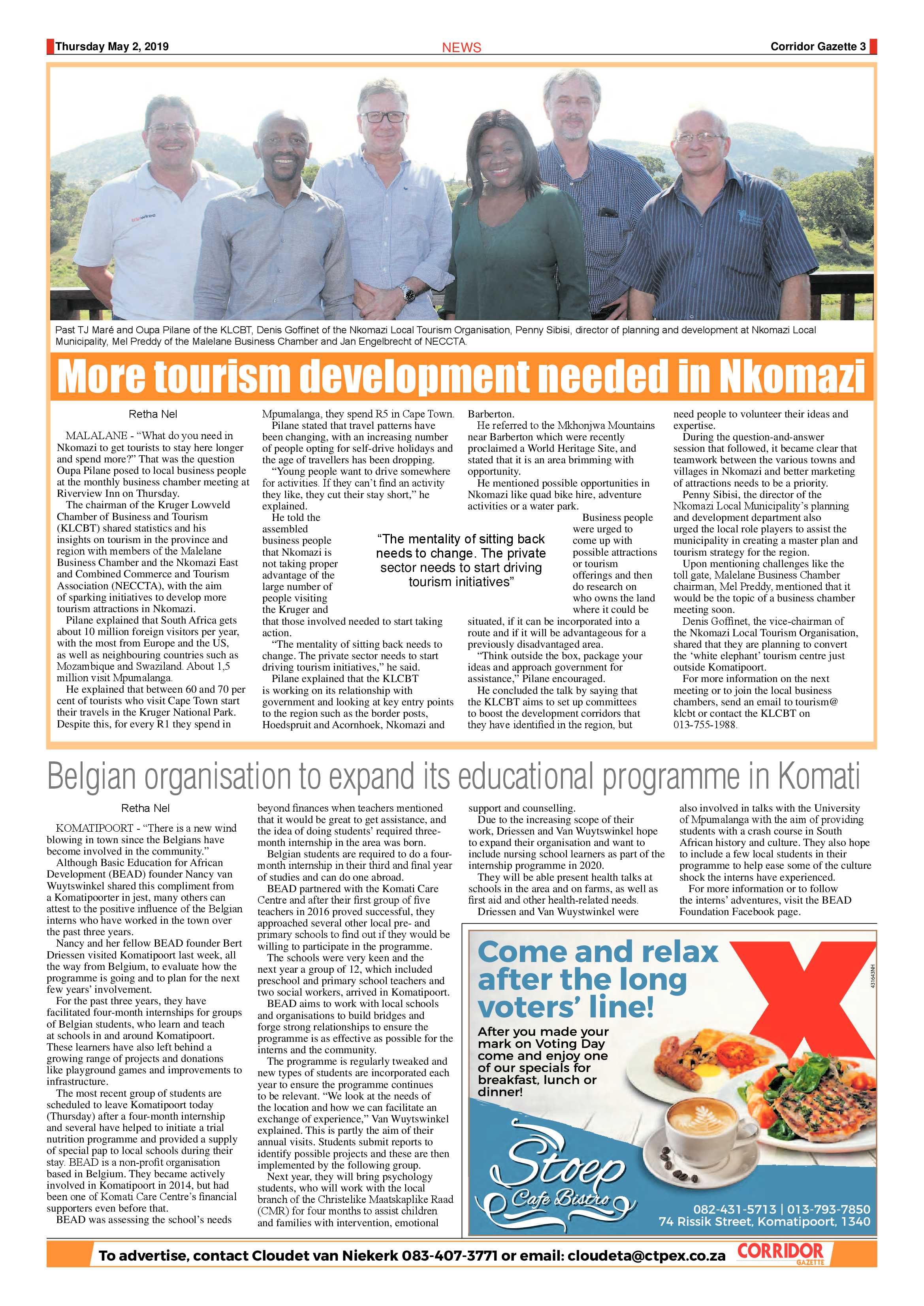 Corridor Gazette 2 May 2019 page 3
