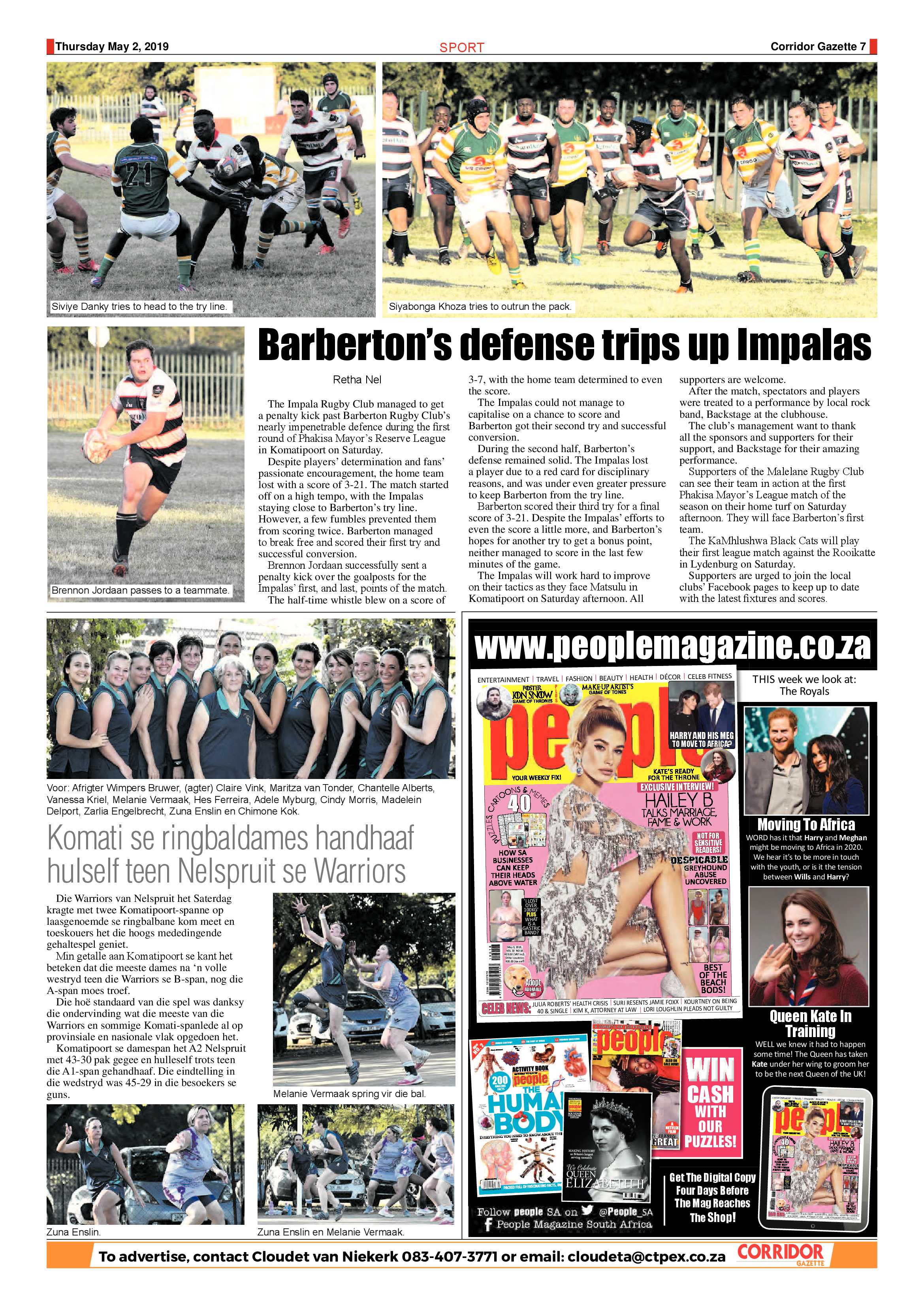 Corridor Gazette 2 May 2019 page 7