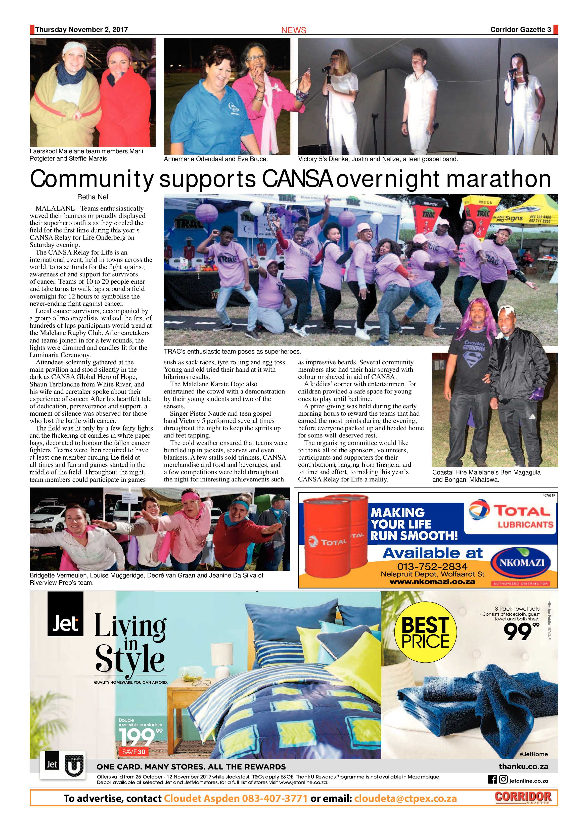 Corridor Gazette 2 November 2017 page 3