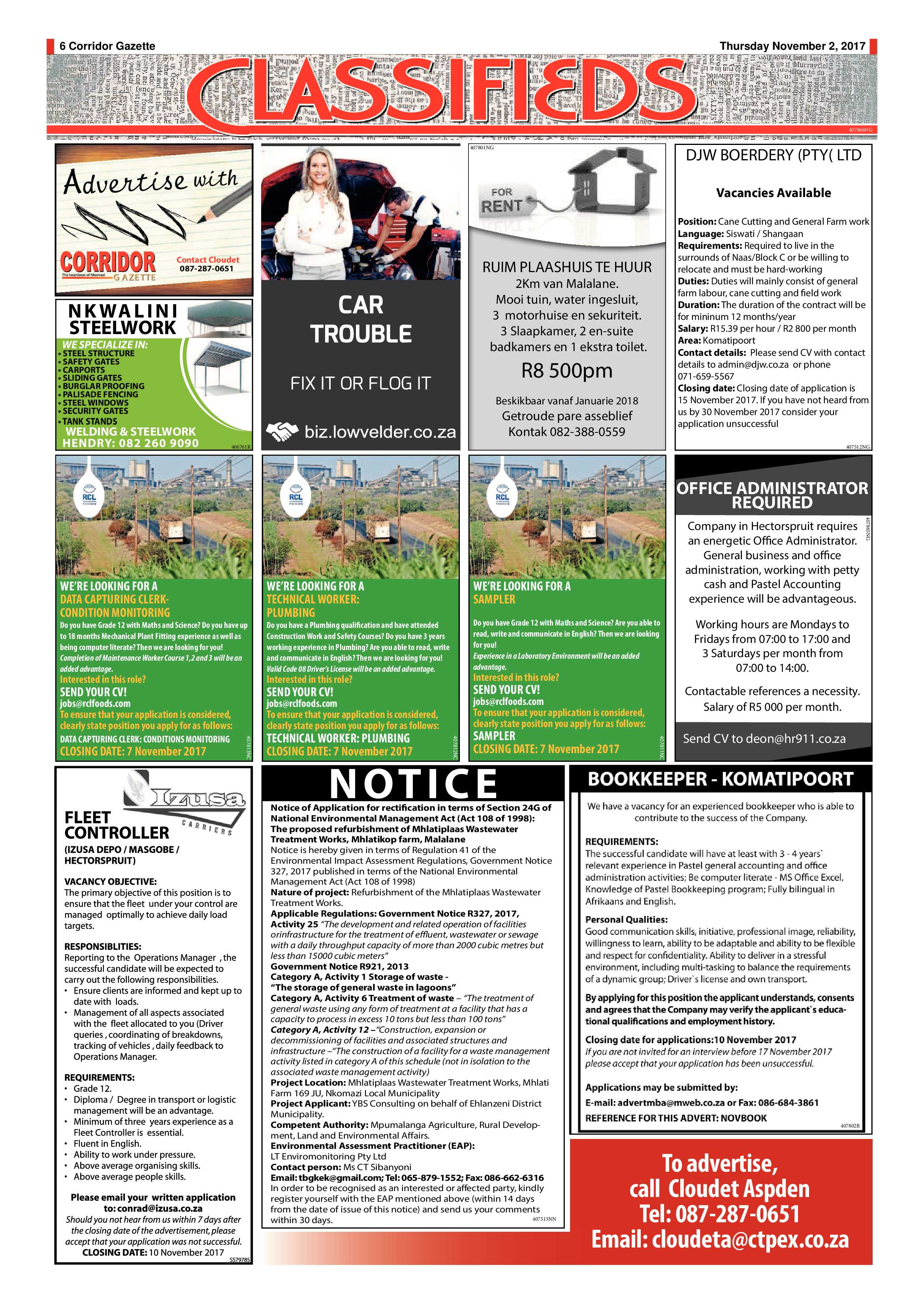 Corridor Gazette 2 November 2017 page 6