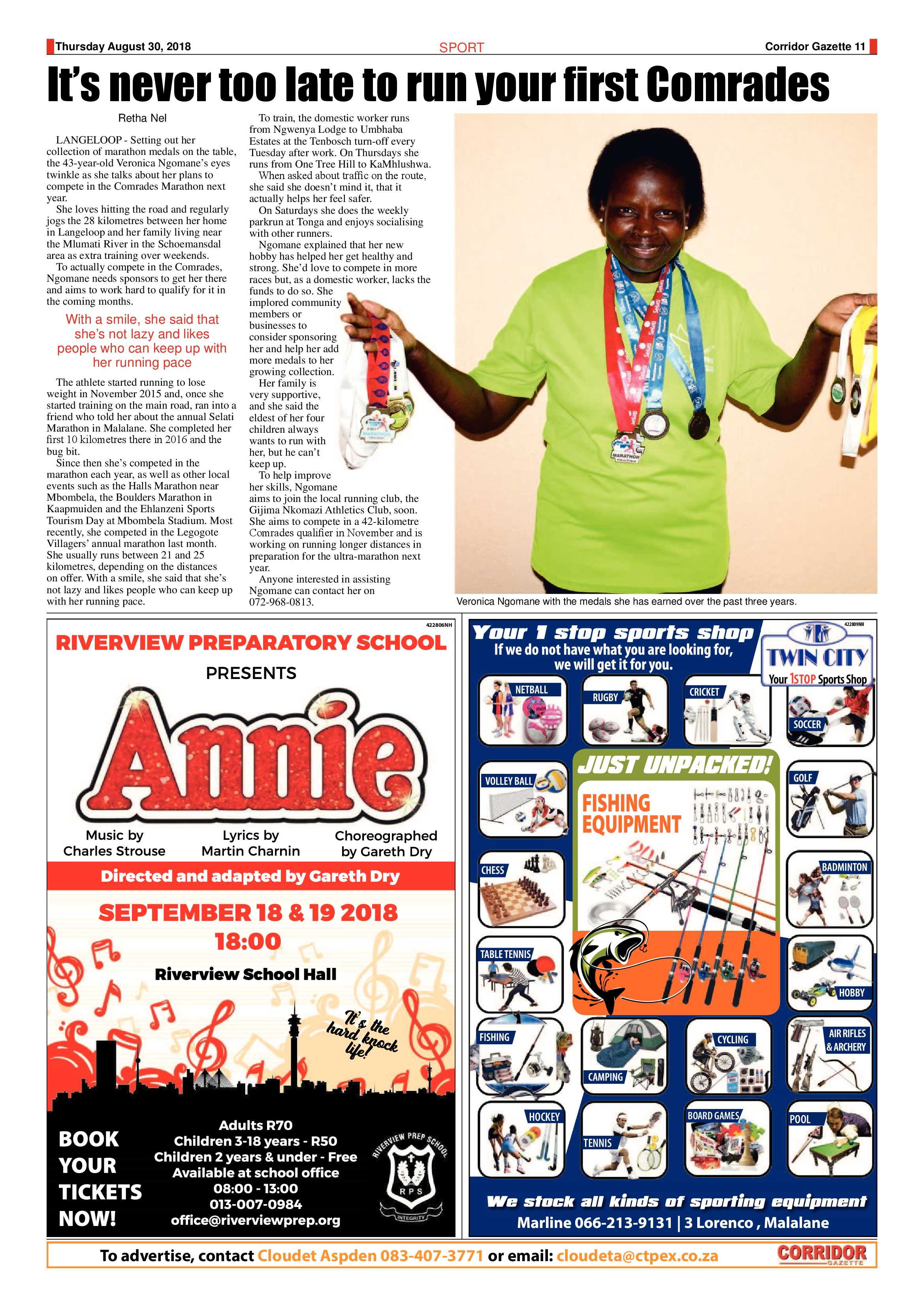 Corridor Gazette 30 August 2018 page 11