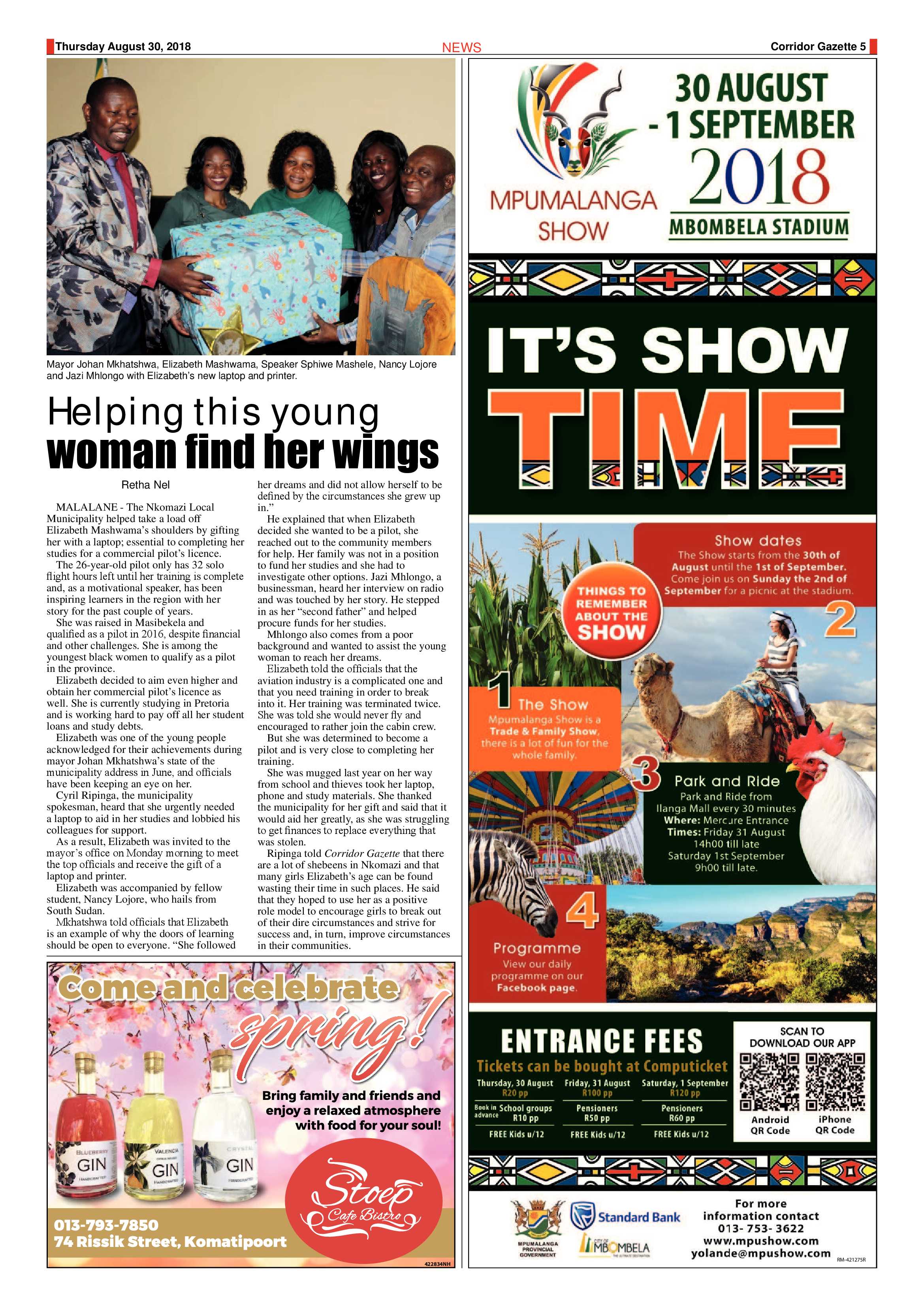 Corridor Gazette 30 August 2018 page 5