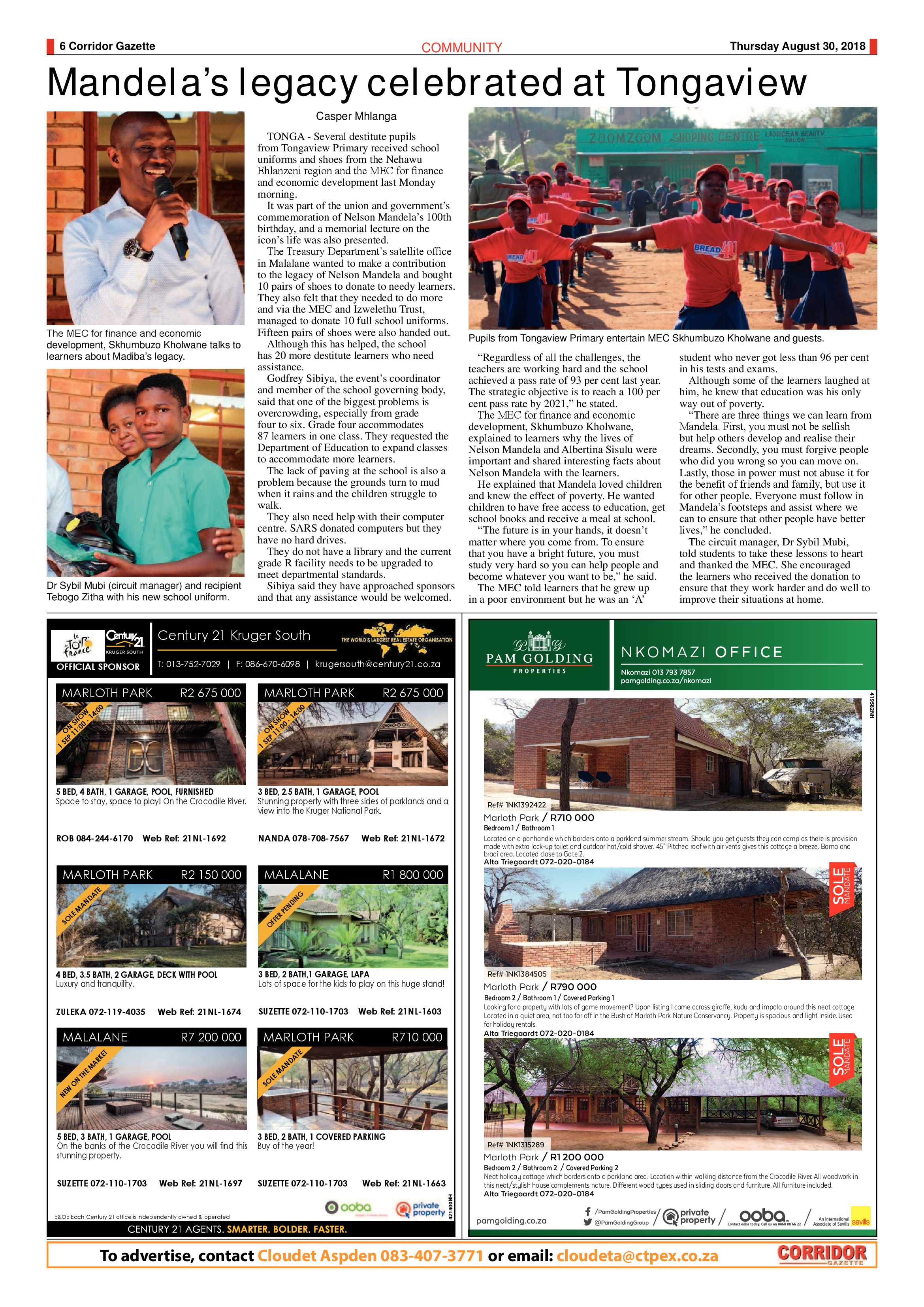Corridor Gazette 30 August 2018 page 6