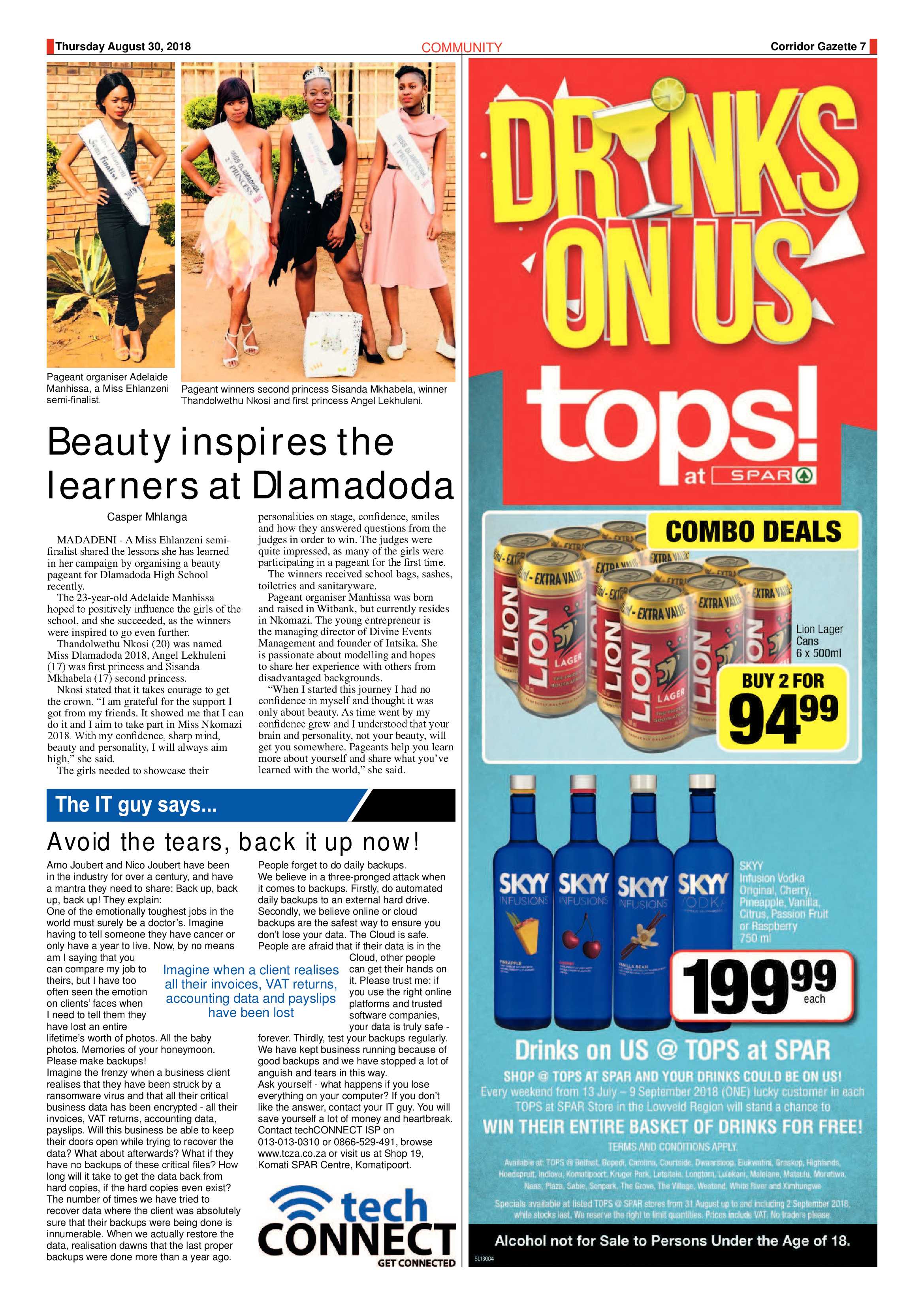Corridor Gazette 30 August 2018 page 7