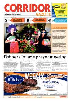 Corridor Gazette 30 August 2018