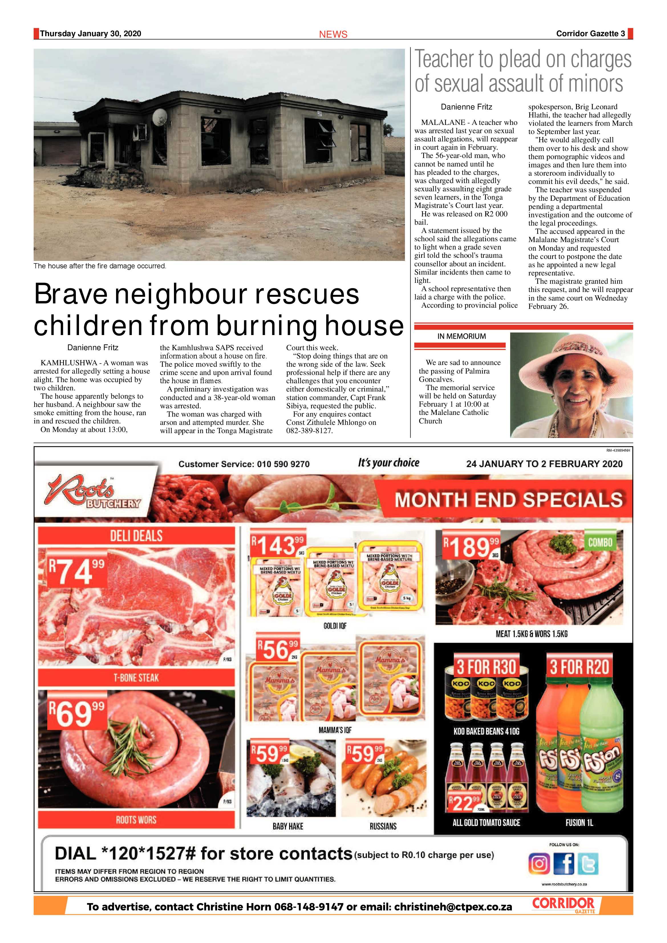 Corridor Gazette 30 January 2020 page 3