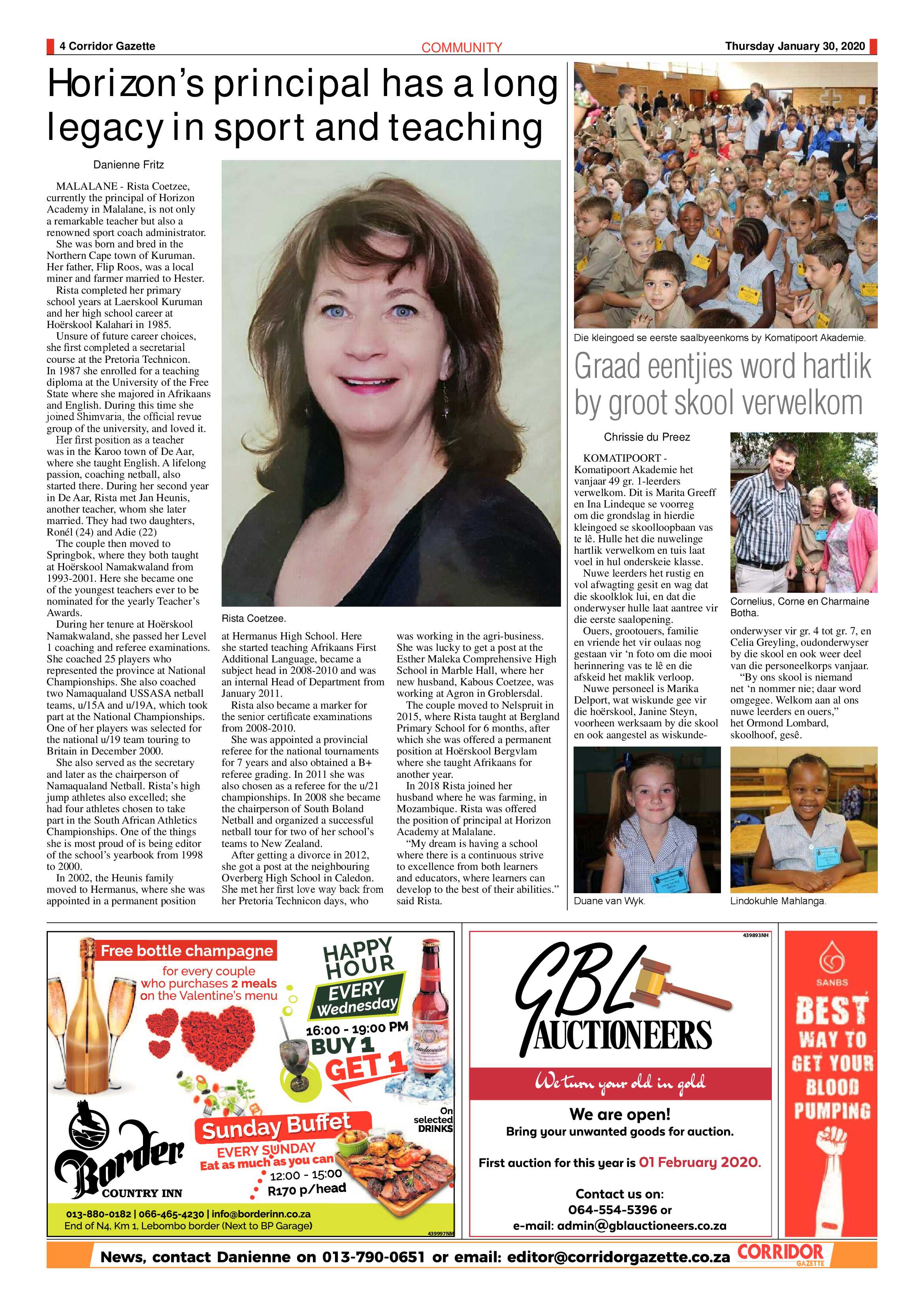 Corridor Gazette 30 January 2020 page 4