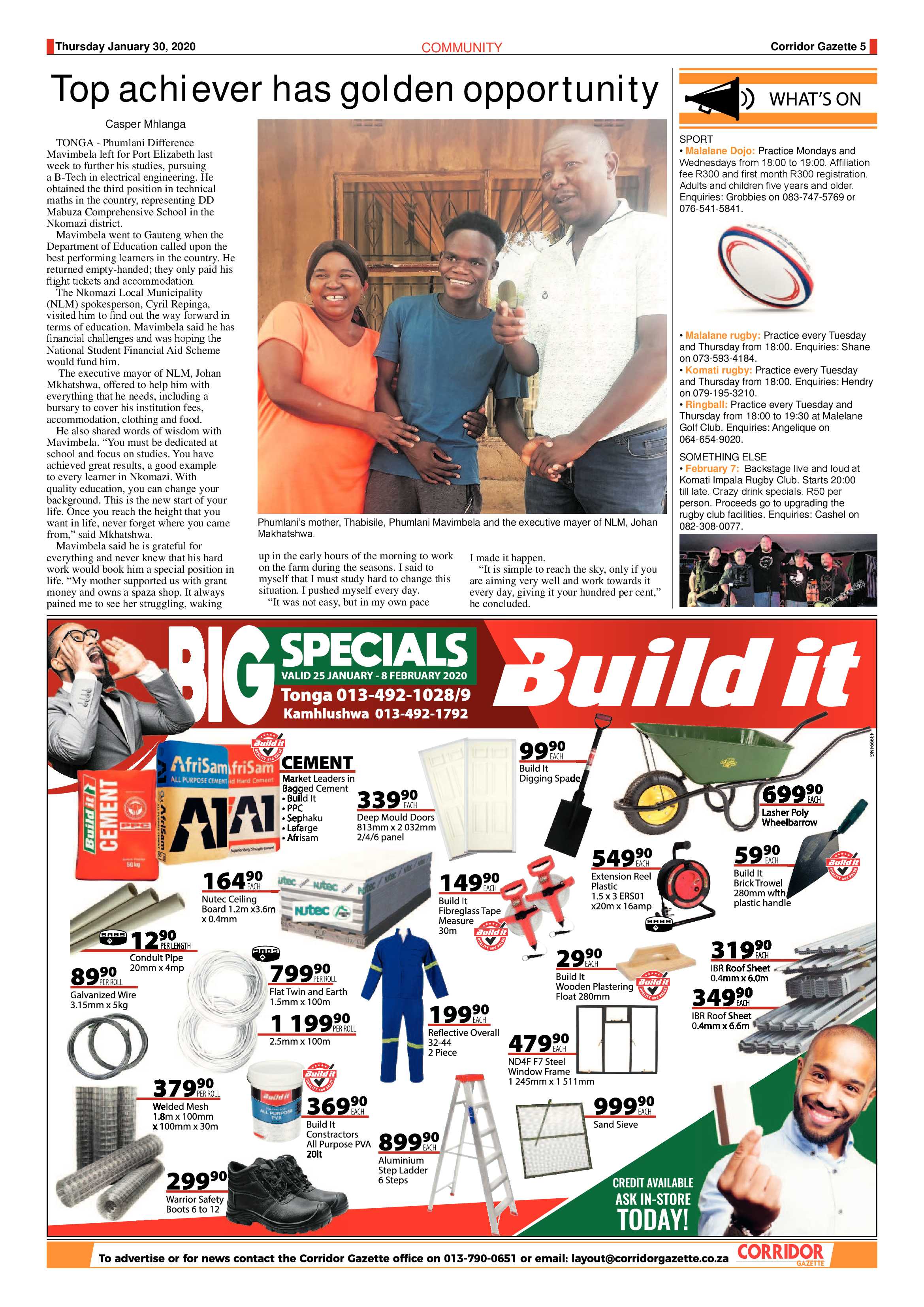 Corridor Gazette 30 January 2020 page 5