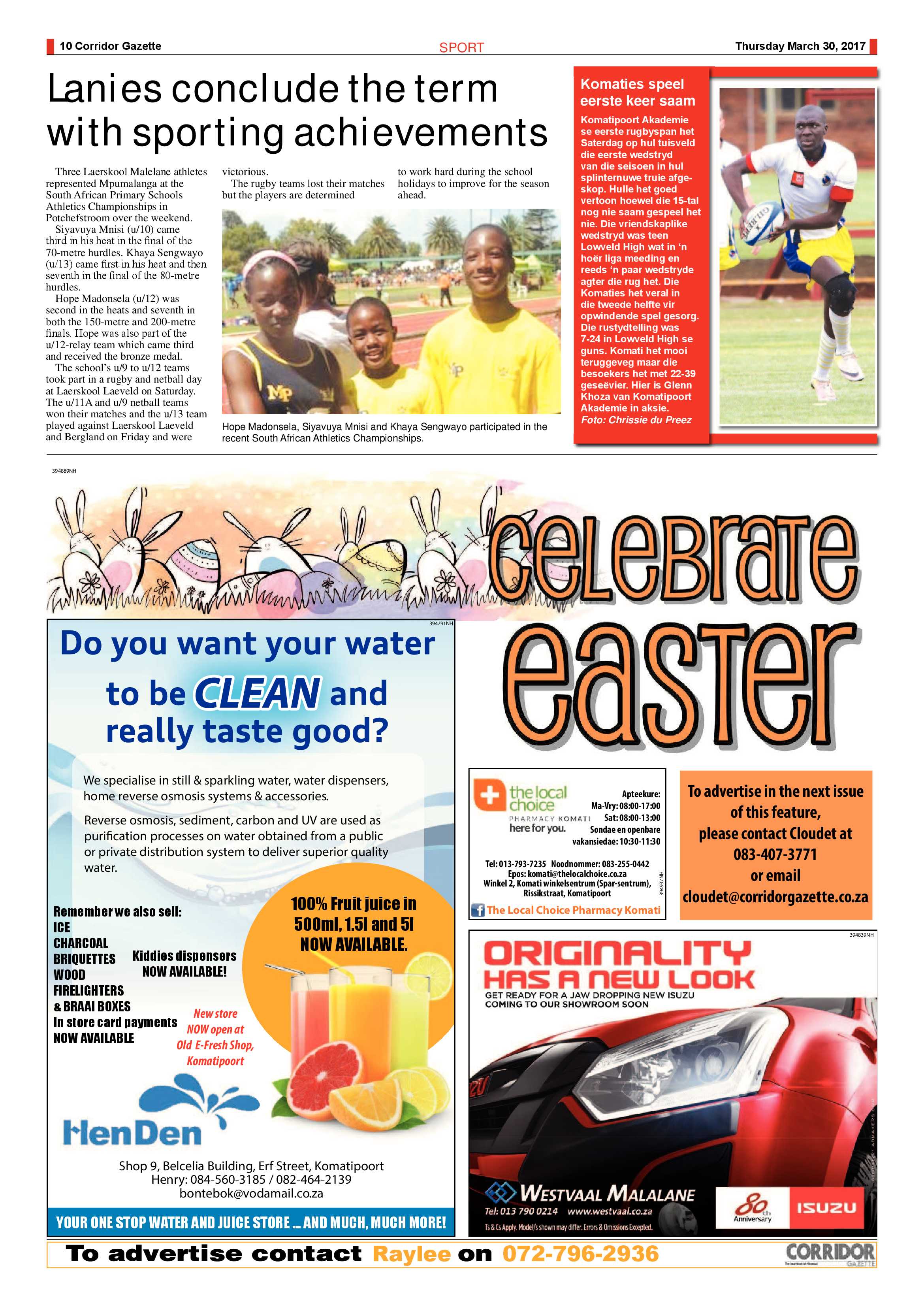 Corridor Gazette 30 March 2017 page 11
