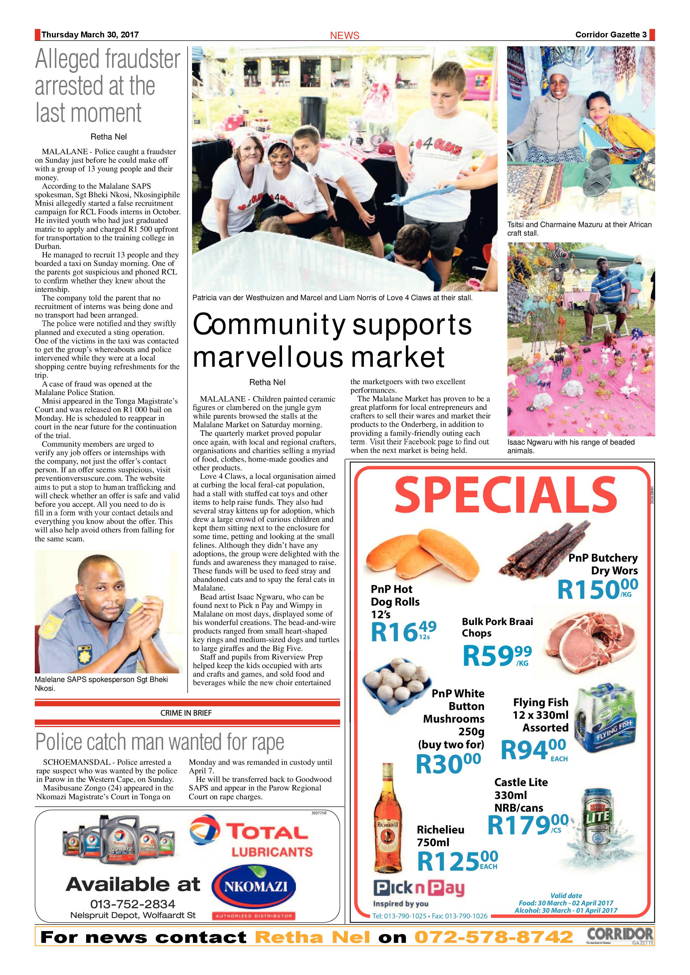 Corridor Gazette 30 March 2017 page 3