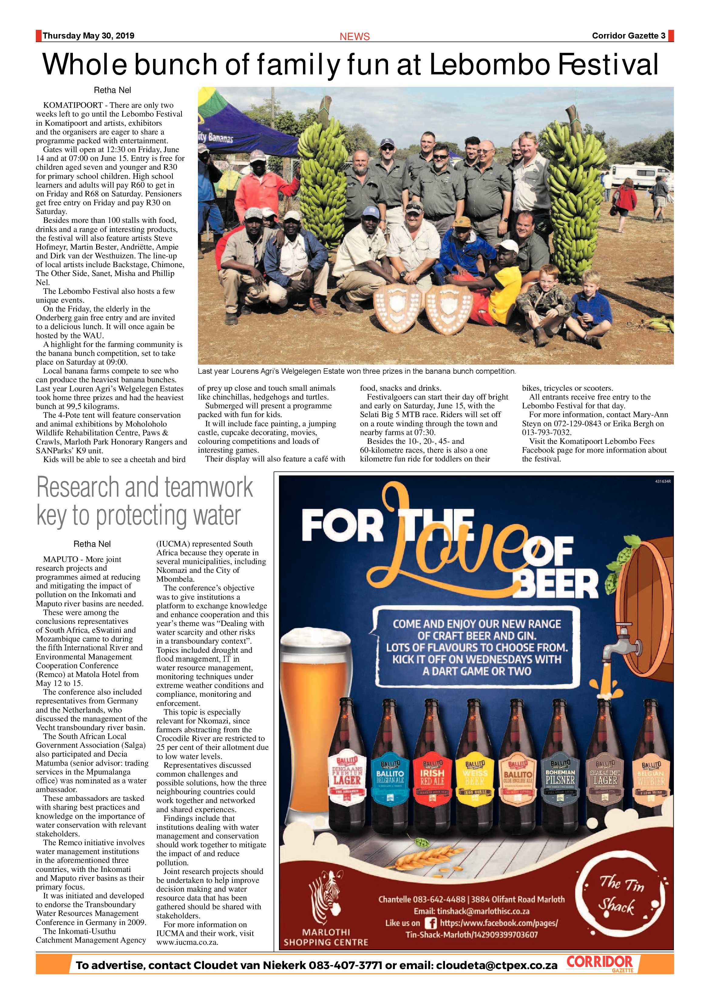 Corridor Gazette 30 May 2019 page 3