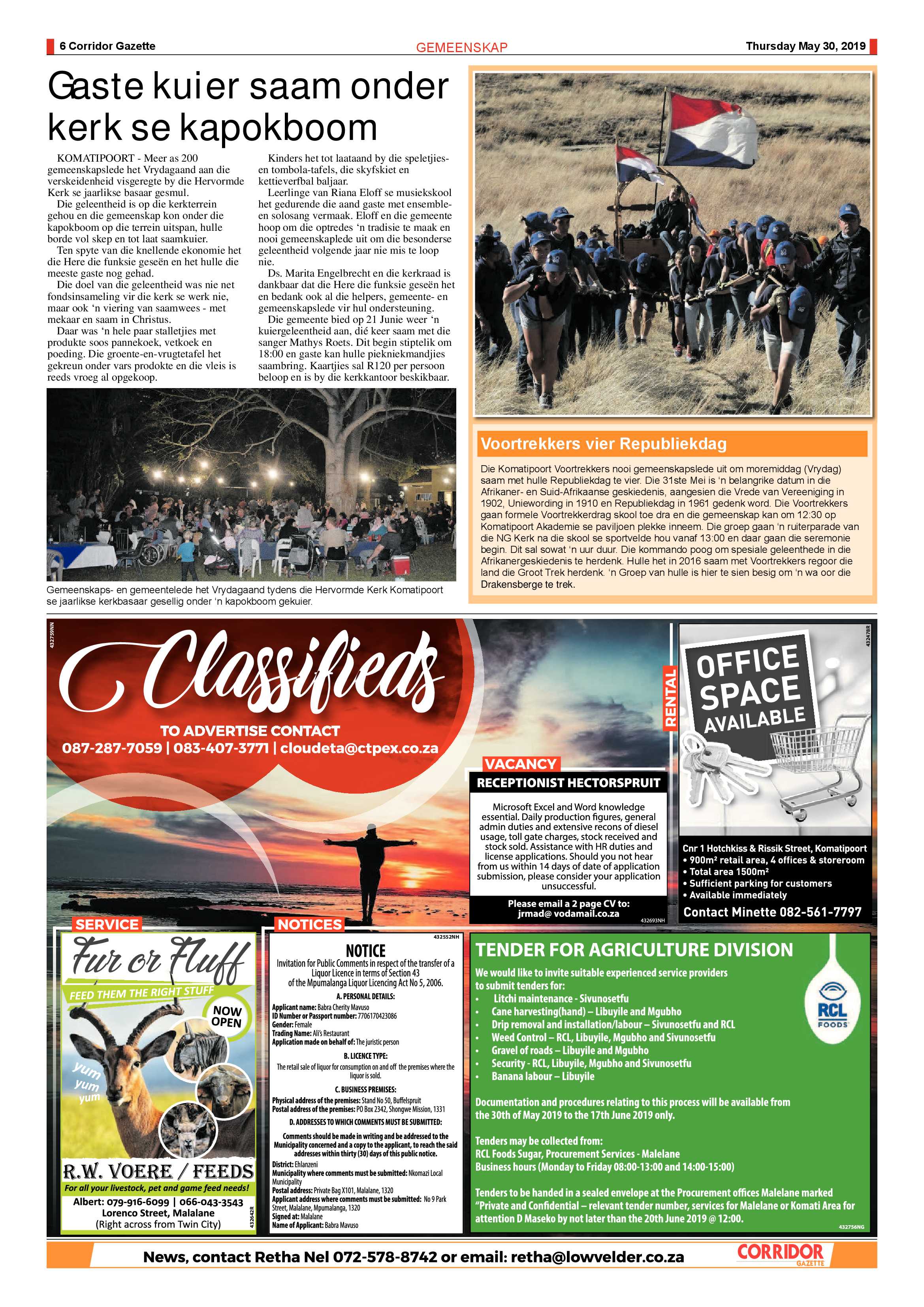 Corridor Gazette 30 May 2019 page 6