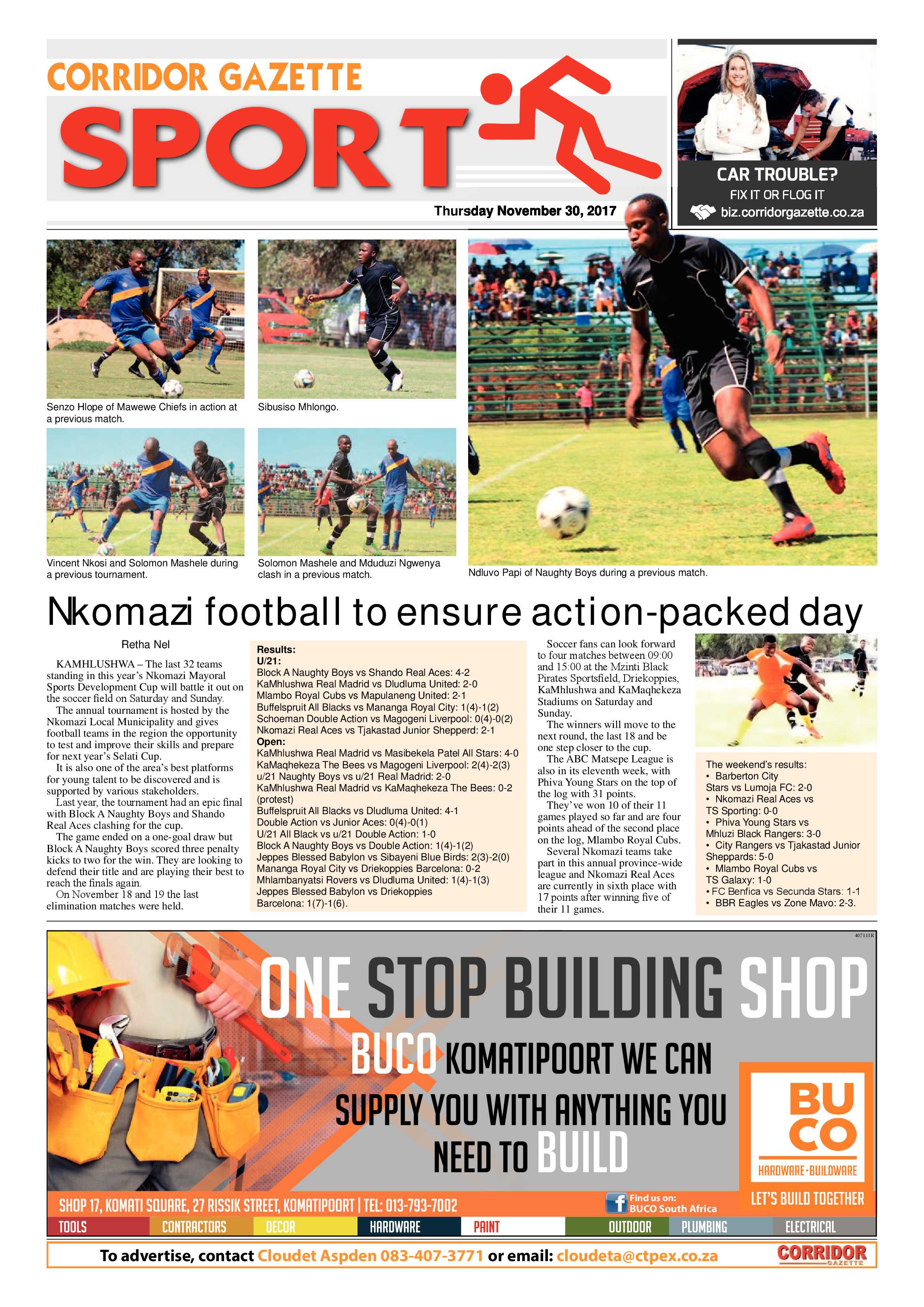 Corridor Gazette 30 November 2017 page 12