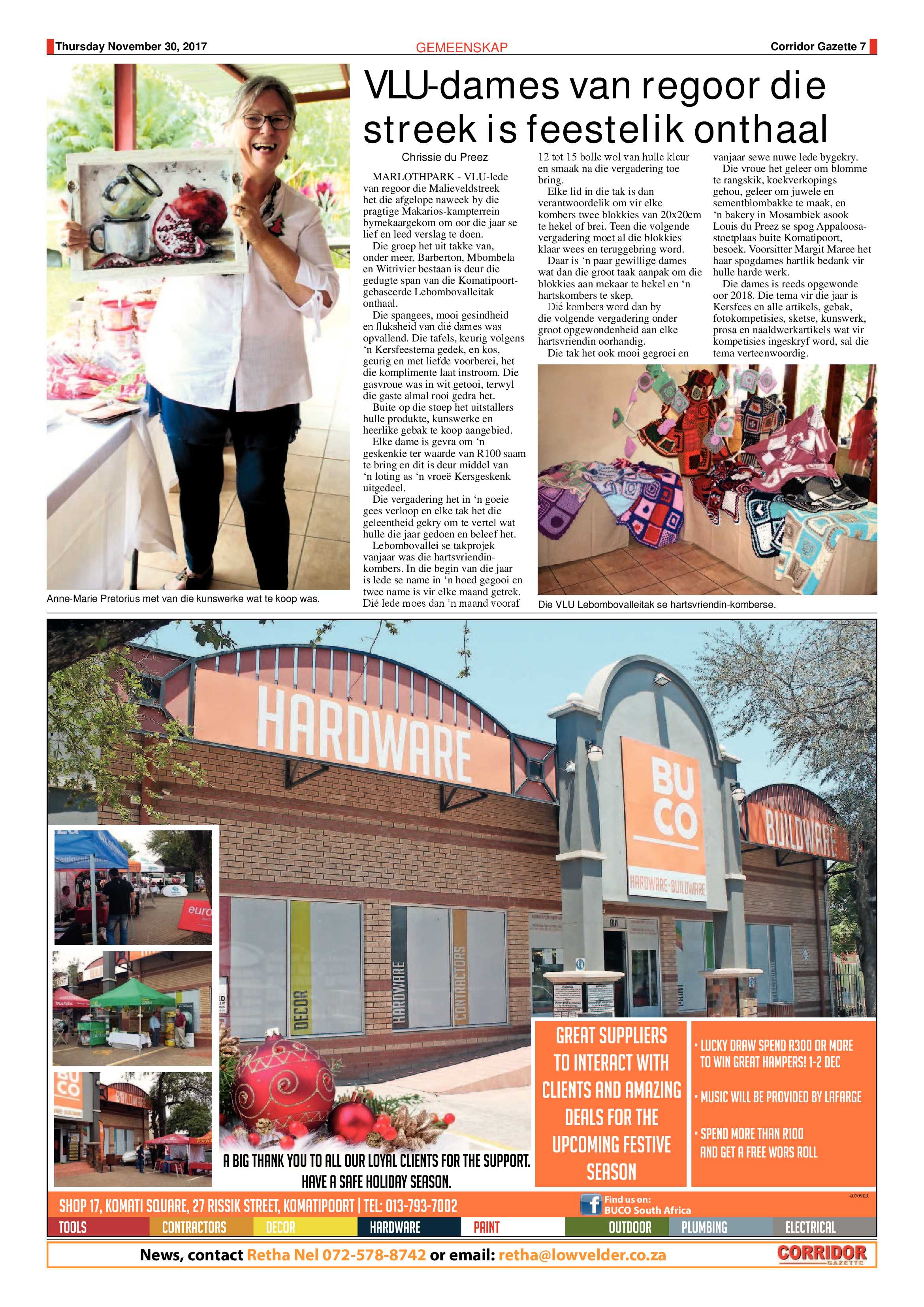 Corridor Gazette 30 November 2017 page 7