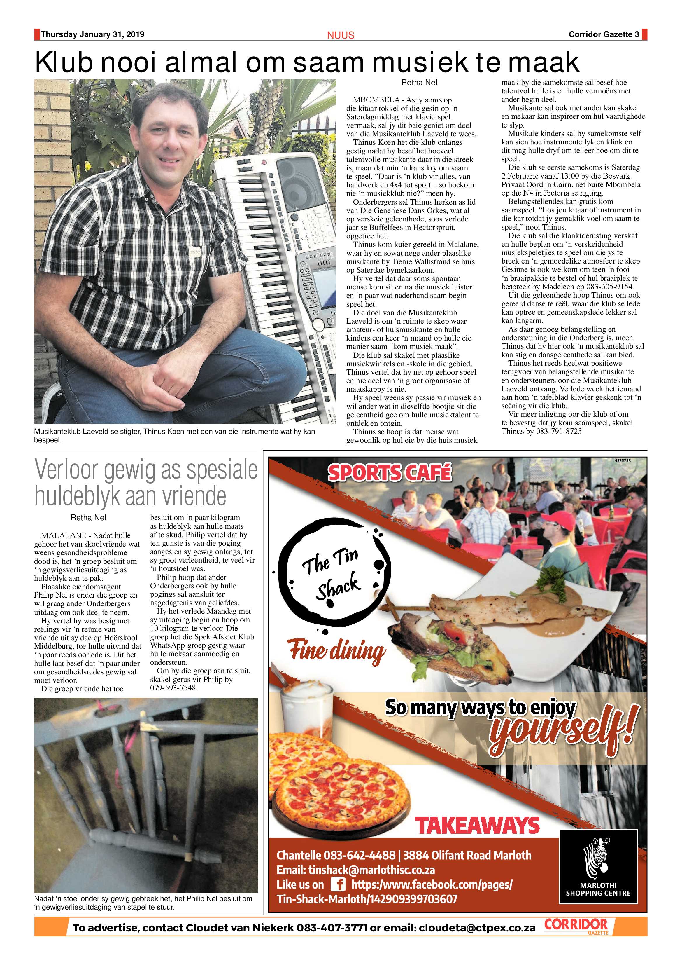 Corridor Gazette 31 January 2019 page 3
