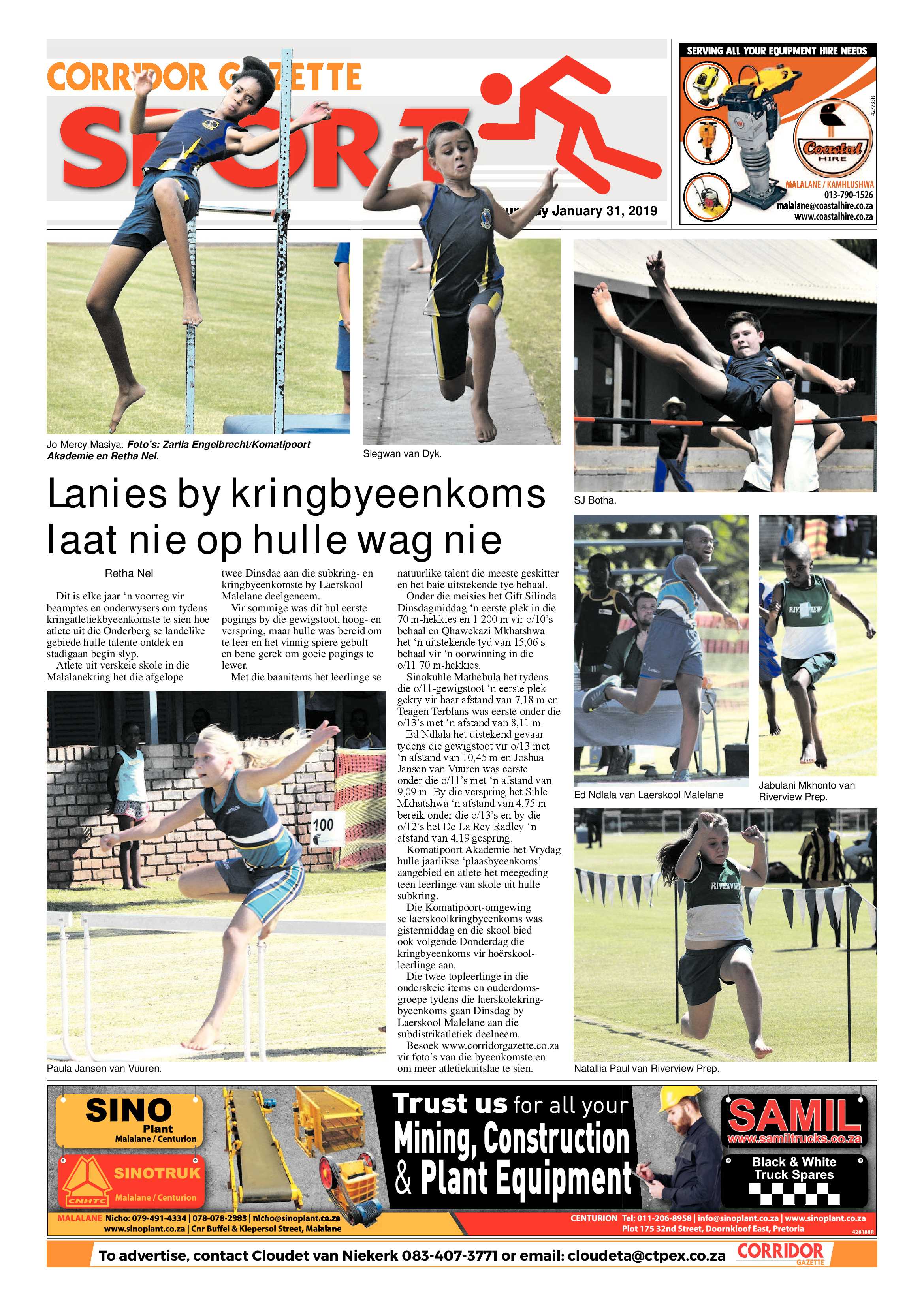 Corridor Gazette 31 January 2019 page 8