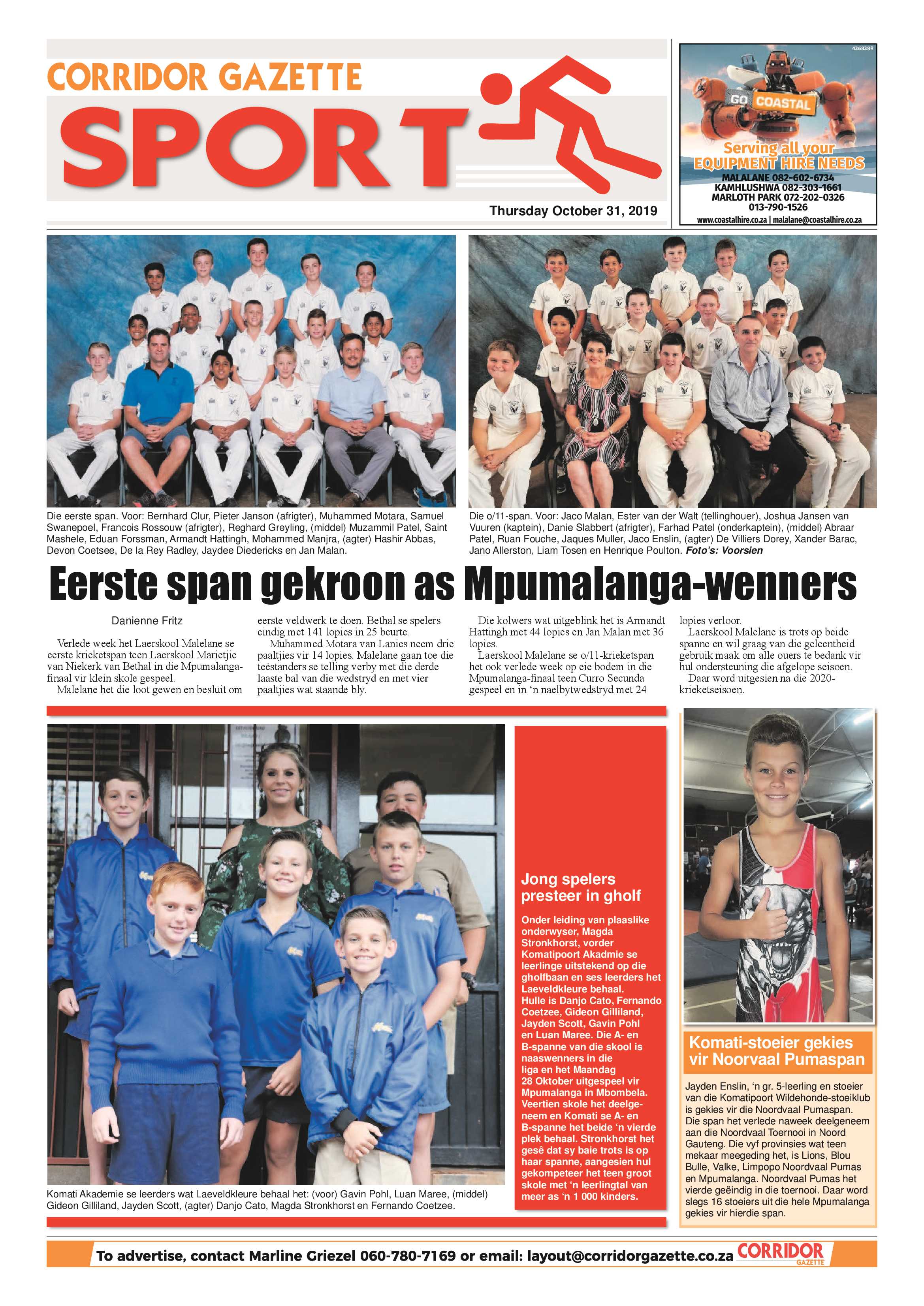 Corridor Gazette 31 October 2019 page 8