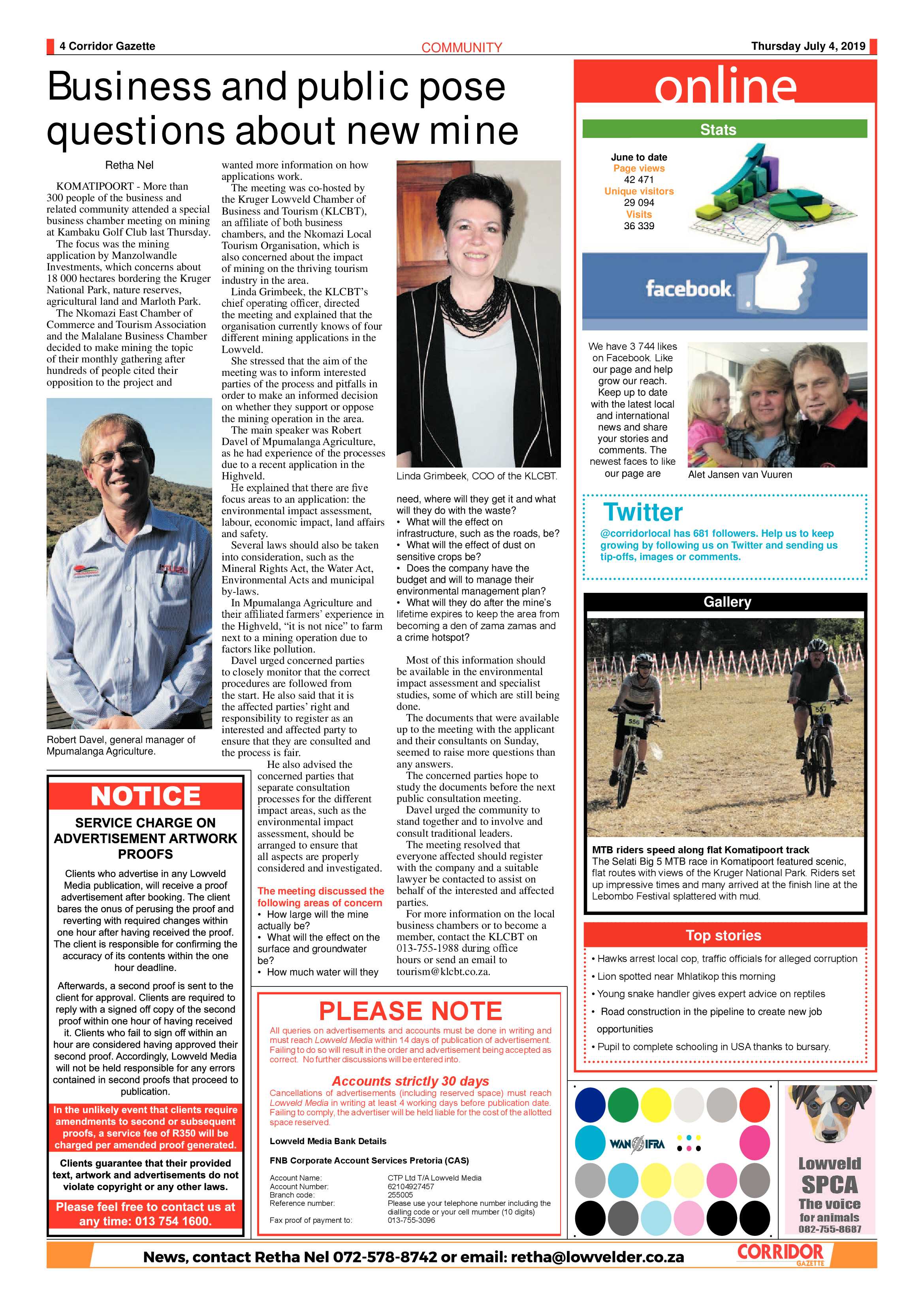 Corridor Gazette 3 July 2019 page 4