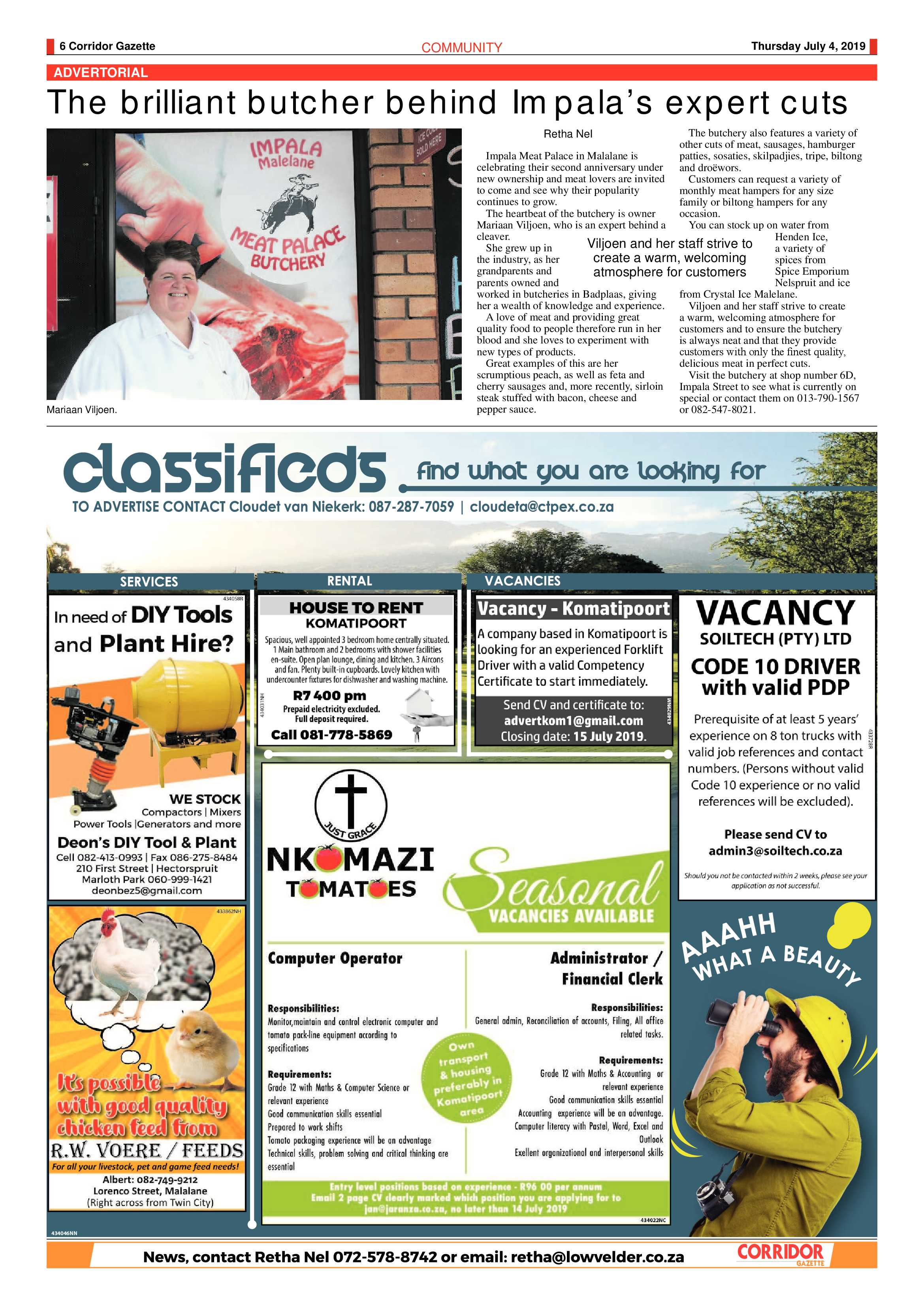Corridor Gazette 3 July 2019 page 6