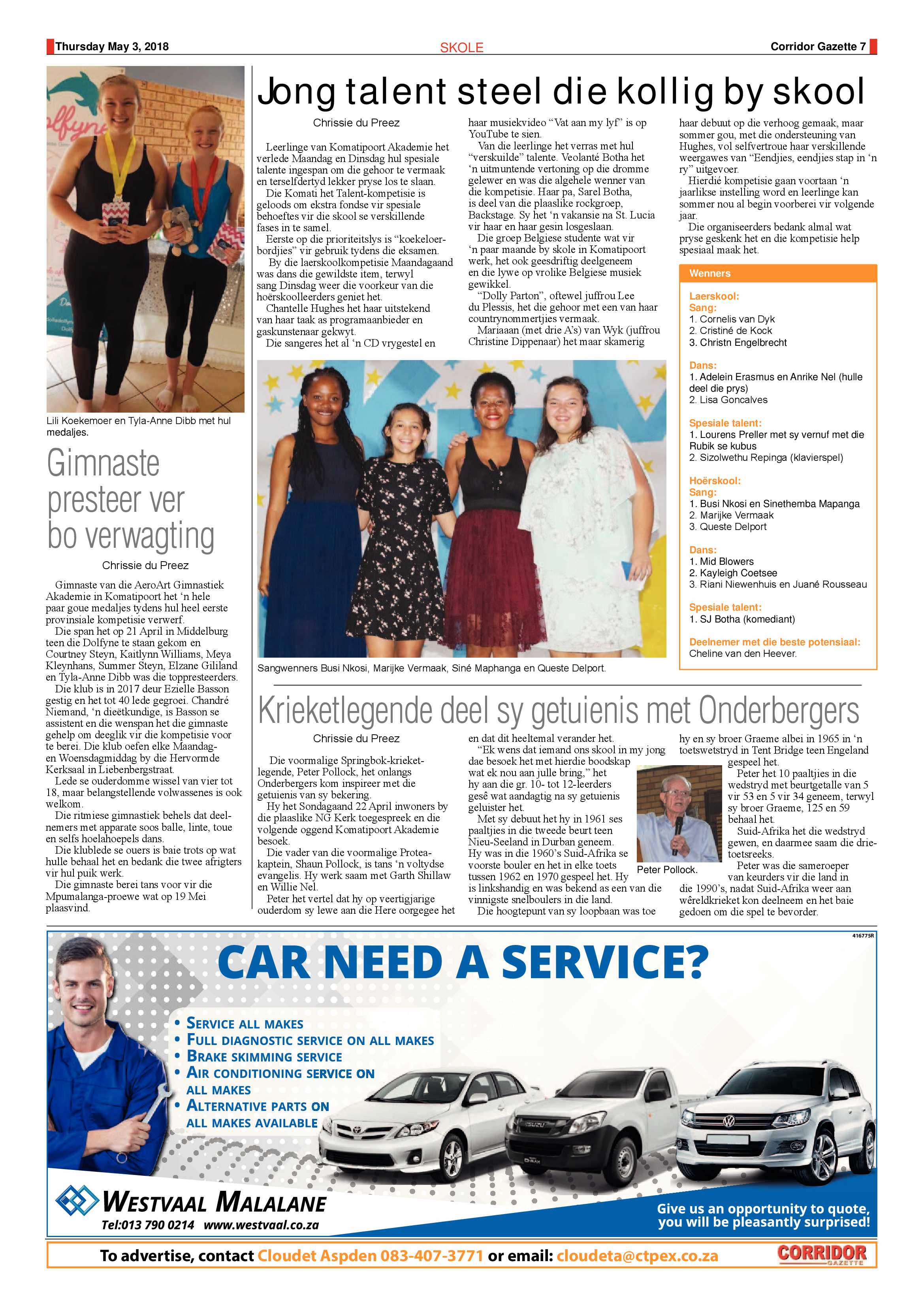Corridor Gazette 3 May 2018 page 7