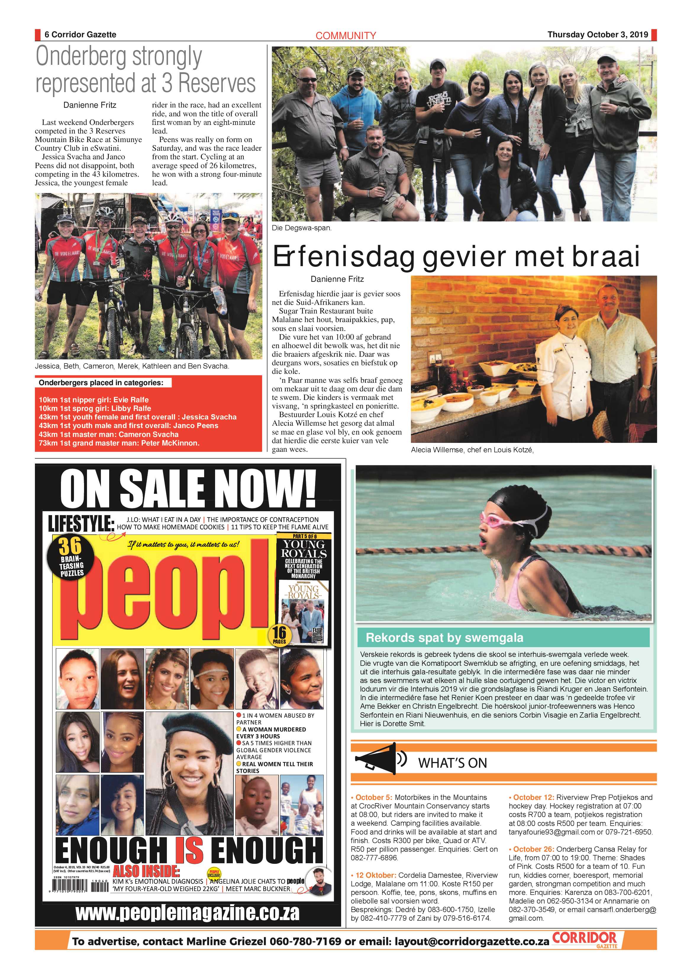 Corridor Gazette 3 October 2019 page 6
