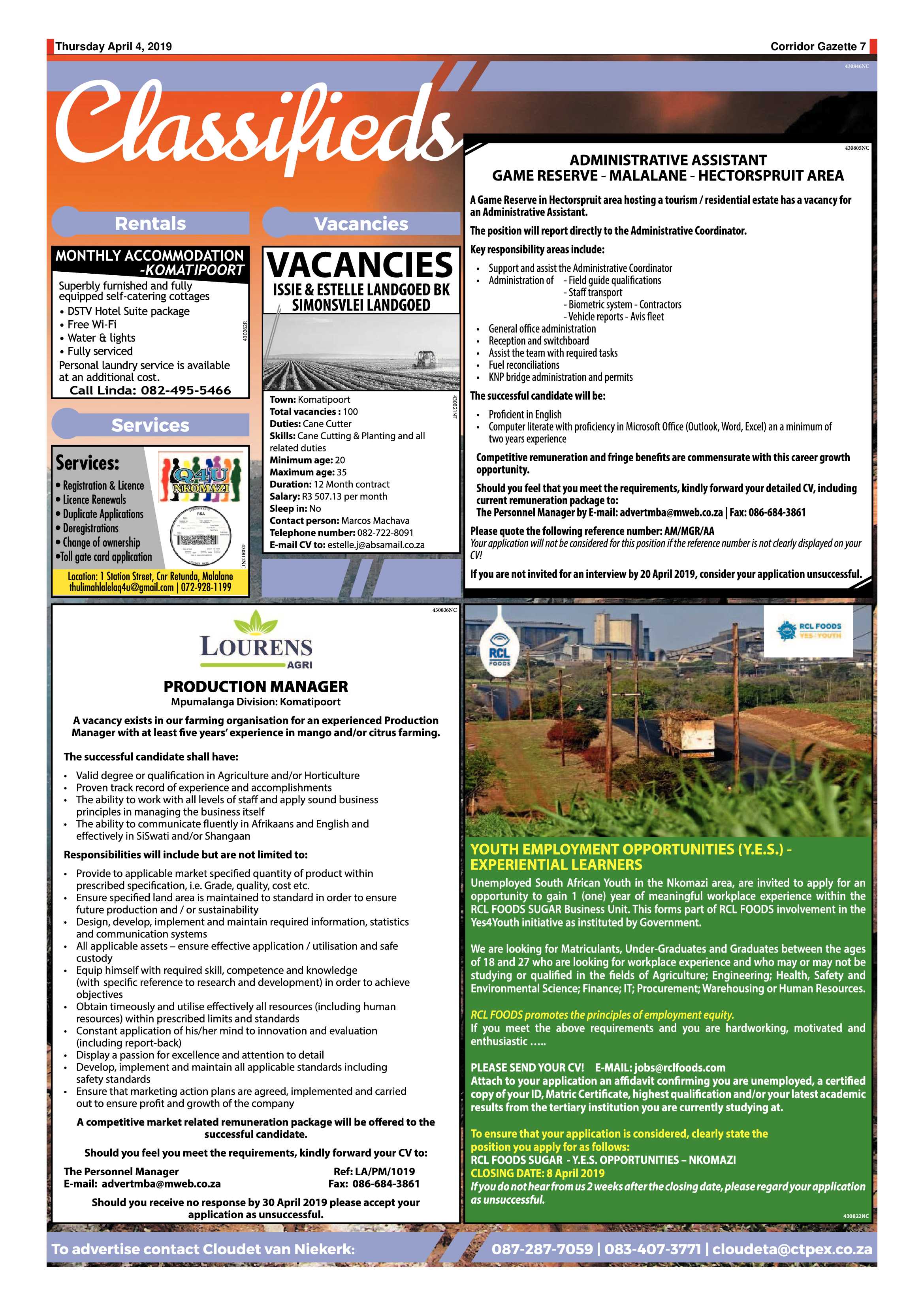 Corridor Gazette 4 April 2019 page 7