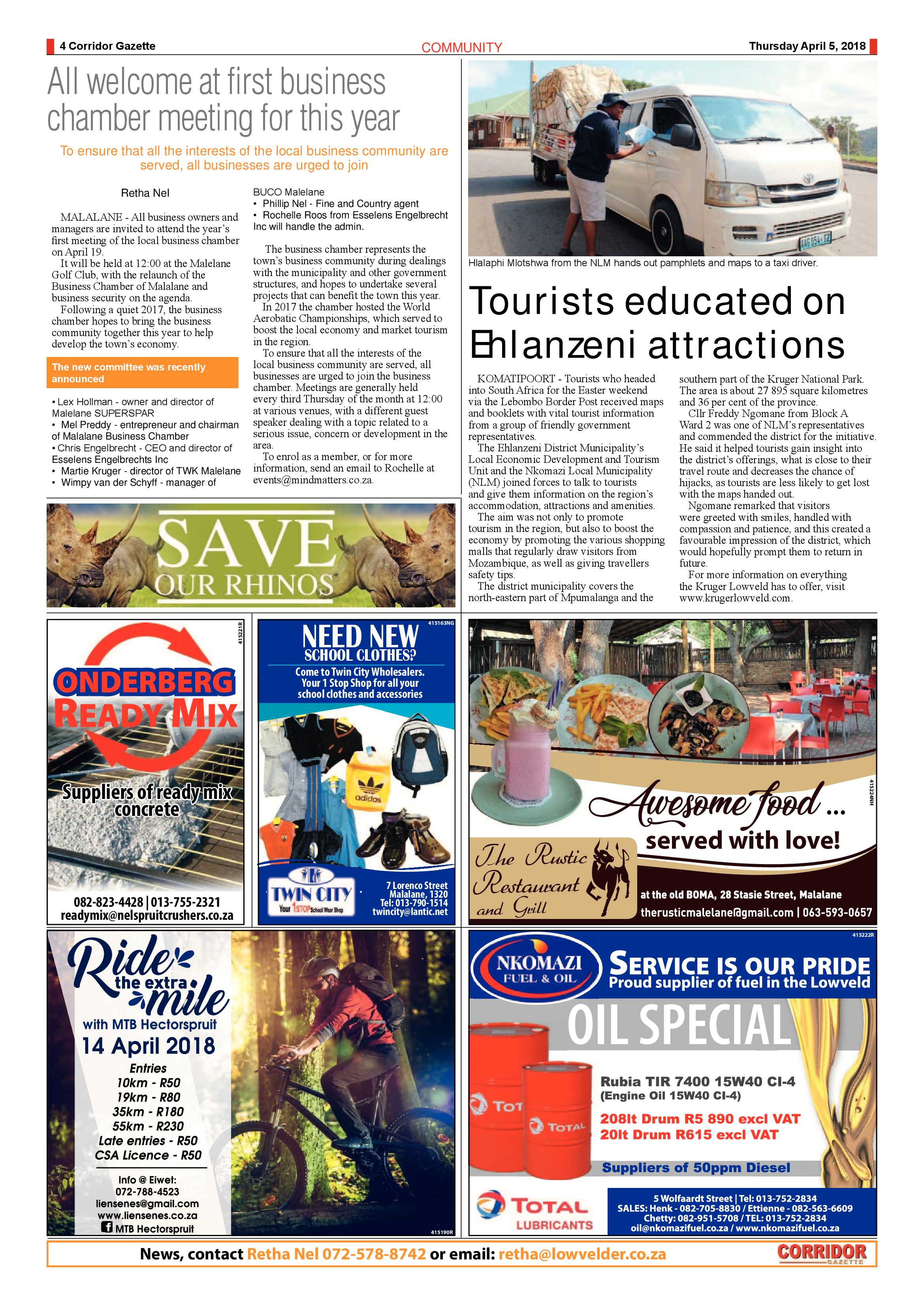 Corridor Gazette 5 April 2018 page 4