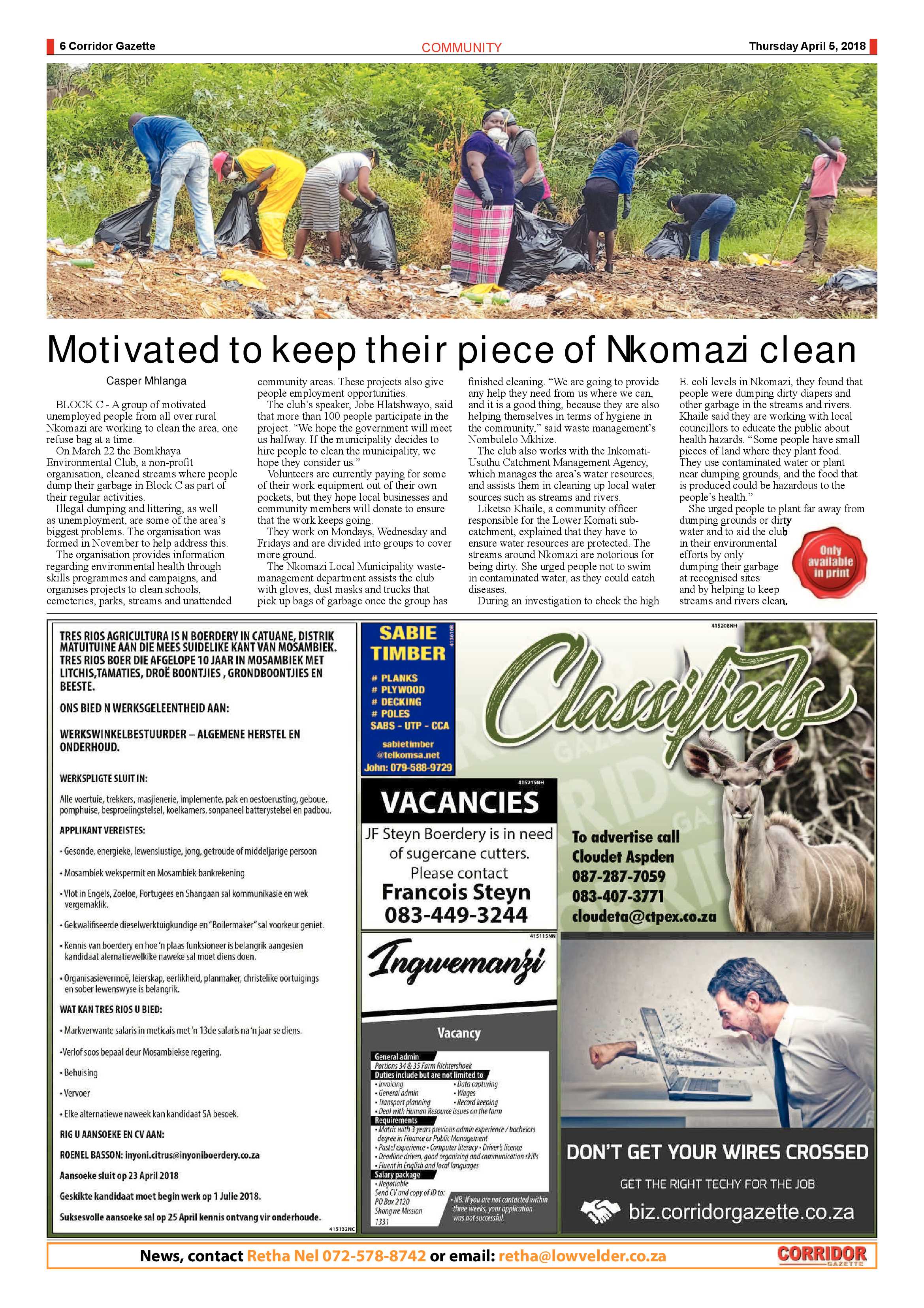 Corridor Gazette 5 April 2018 page 6