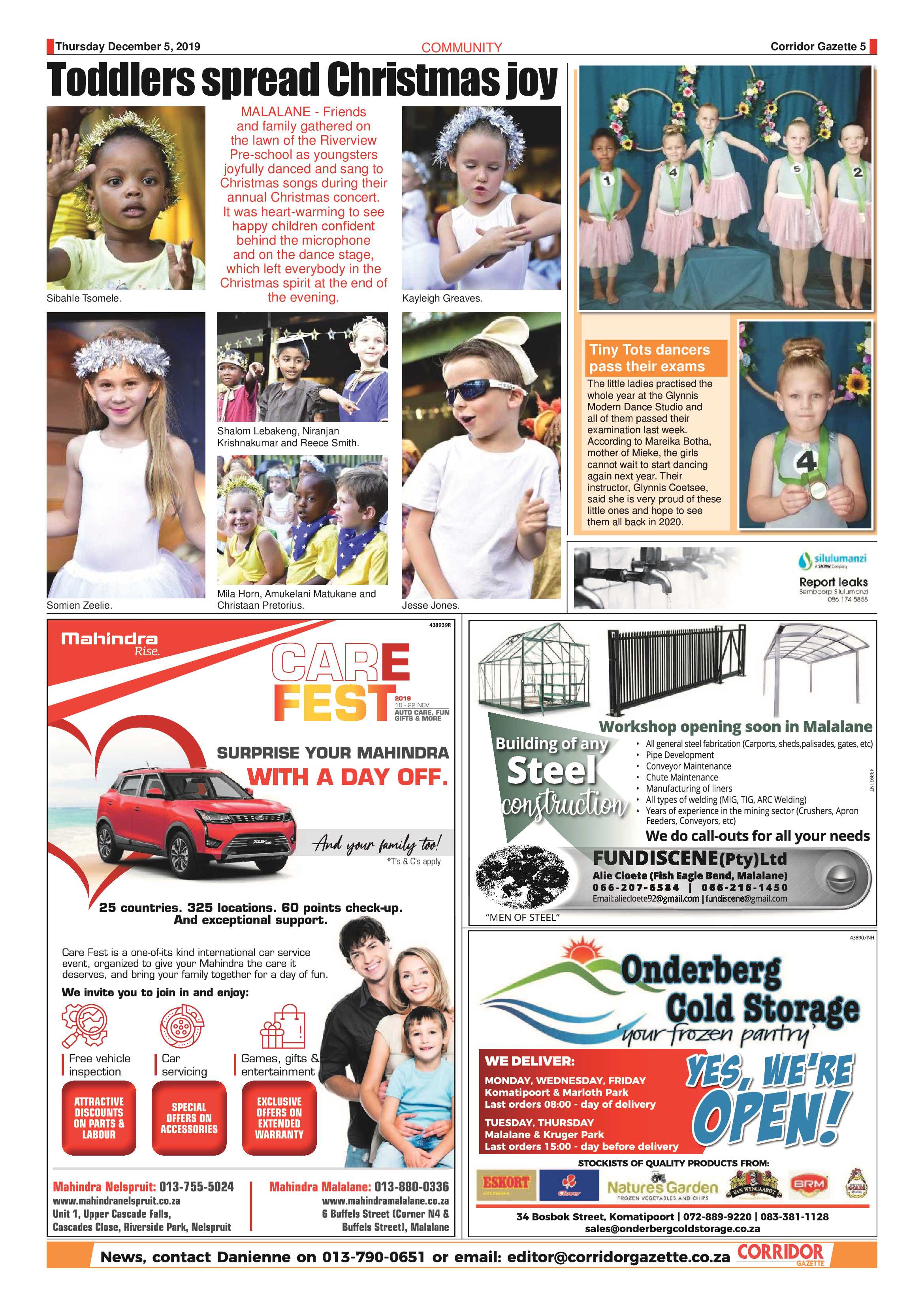 Corridor Gazette 5 December 2019 page 5