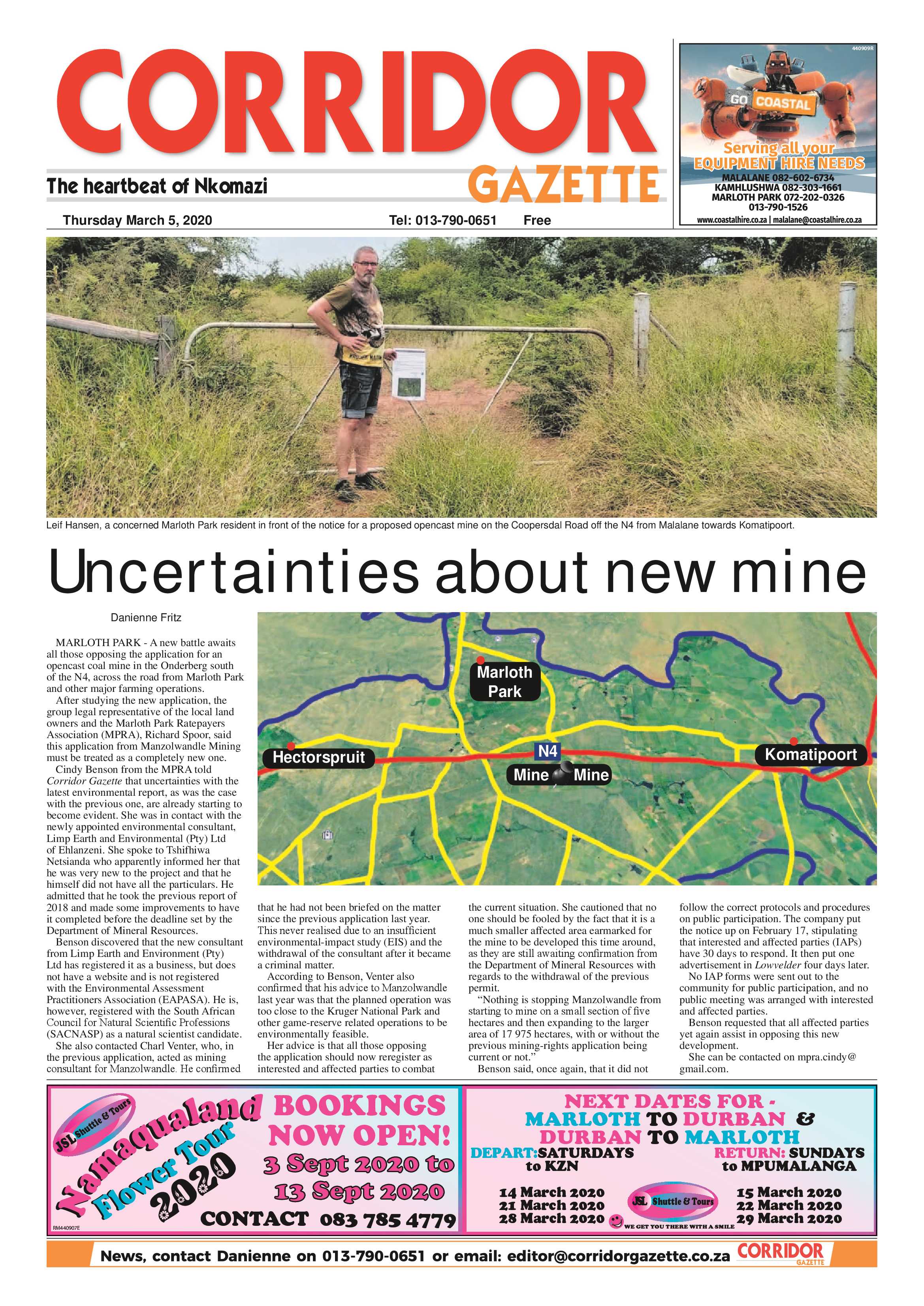 Corridor Gazette 5 March 2020 page 1