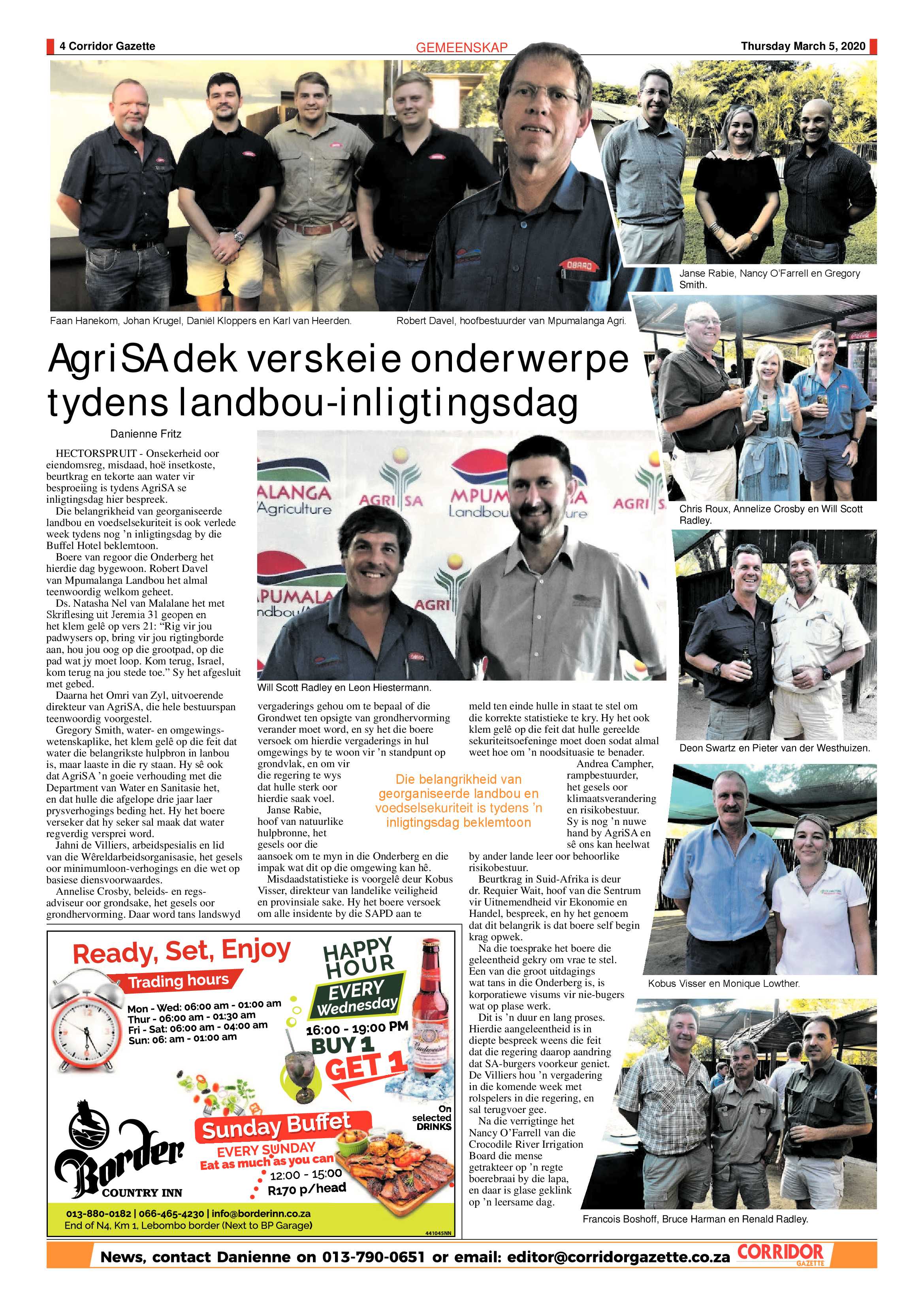 Corridor Gazette 5 March 2020 page 4