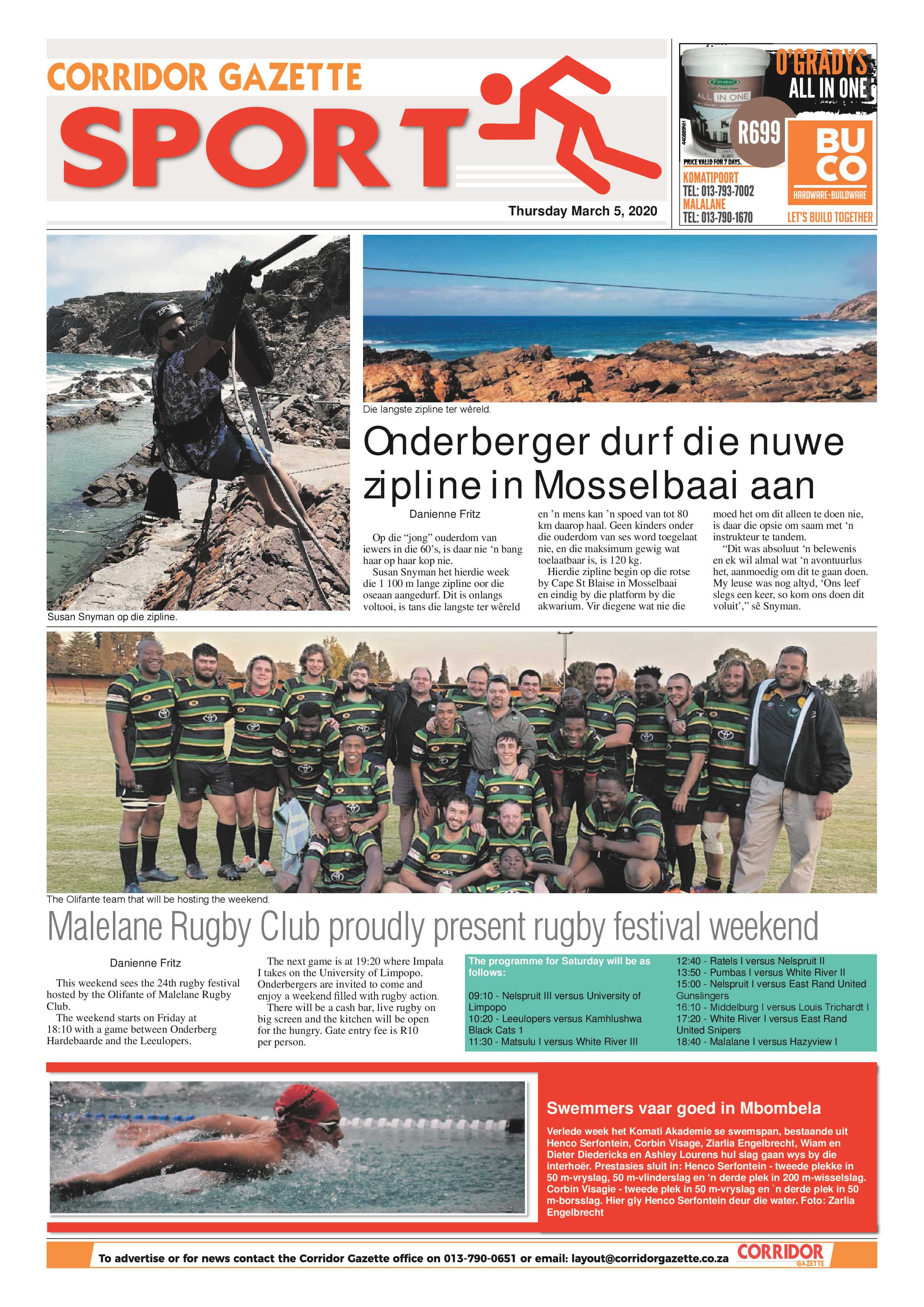 Corridor Gazette 5 March 2020 page 8