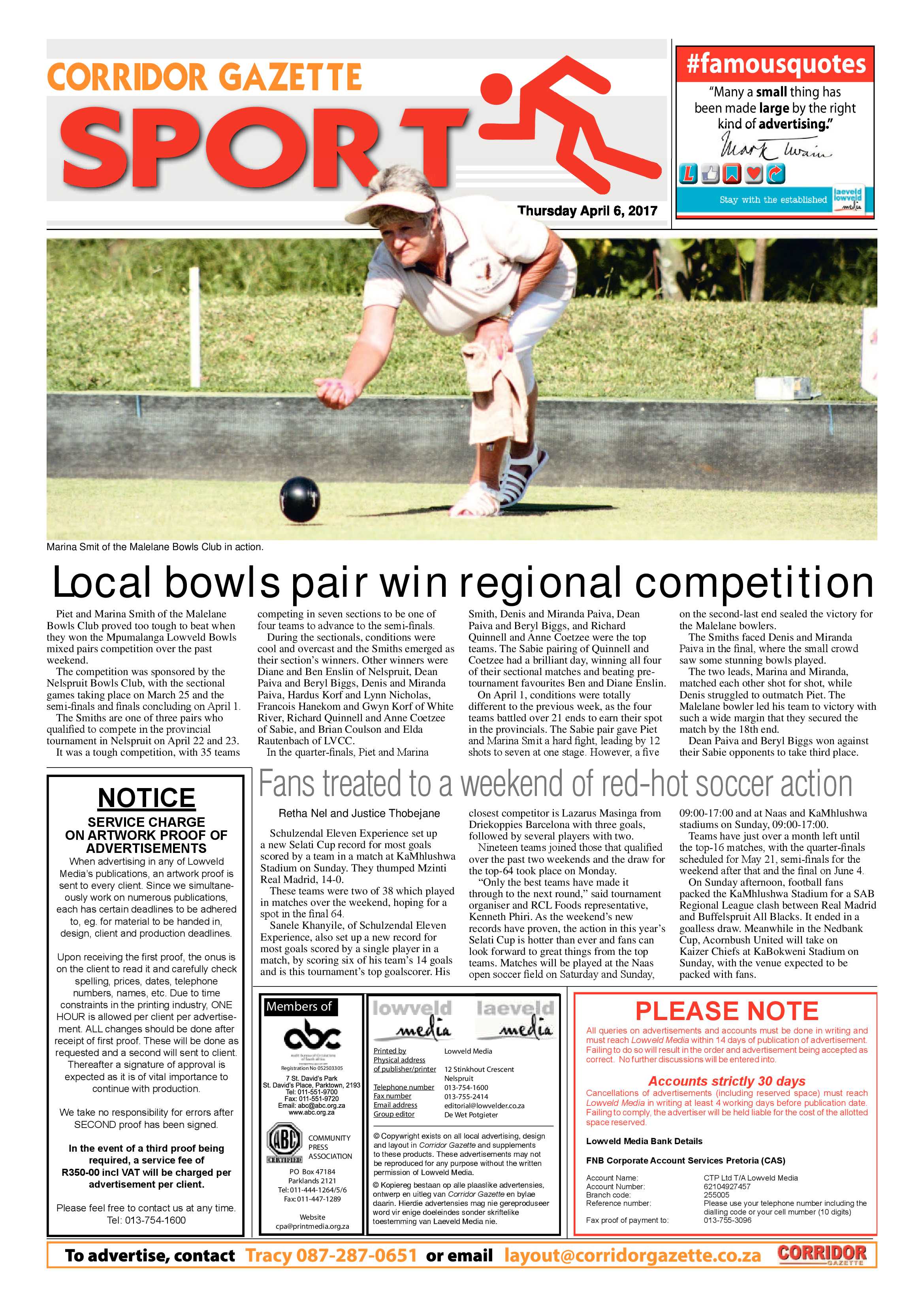 Corridor Gazette 6 April 2017 page 12