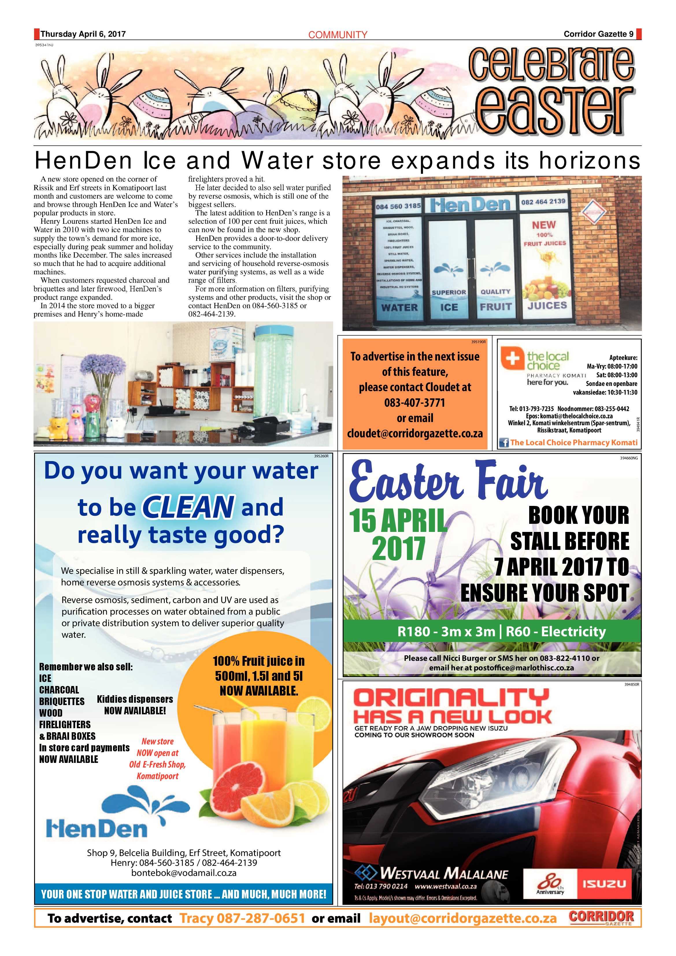 Corridor Gazette 6 April 2017 page 9