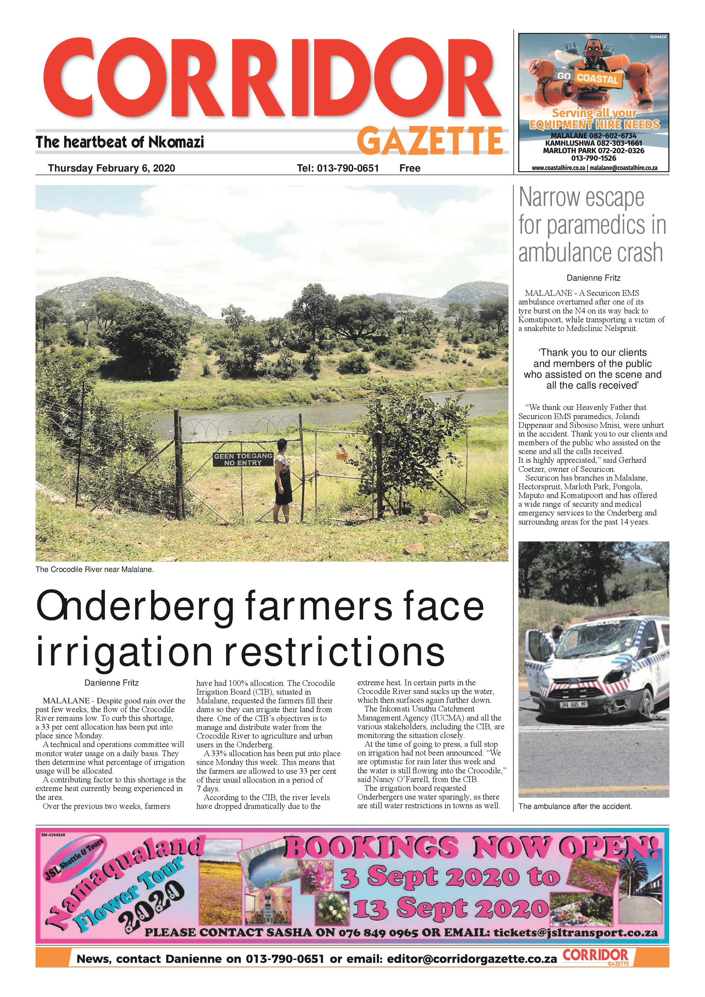 Corridor Gazette 6 February 2020 page 1