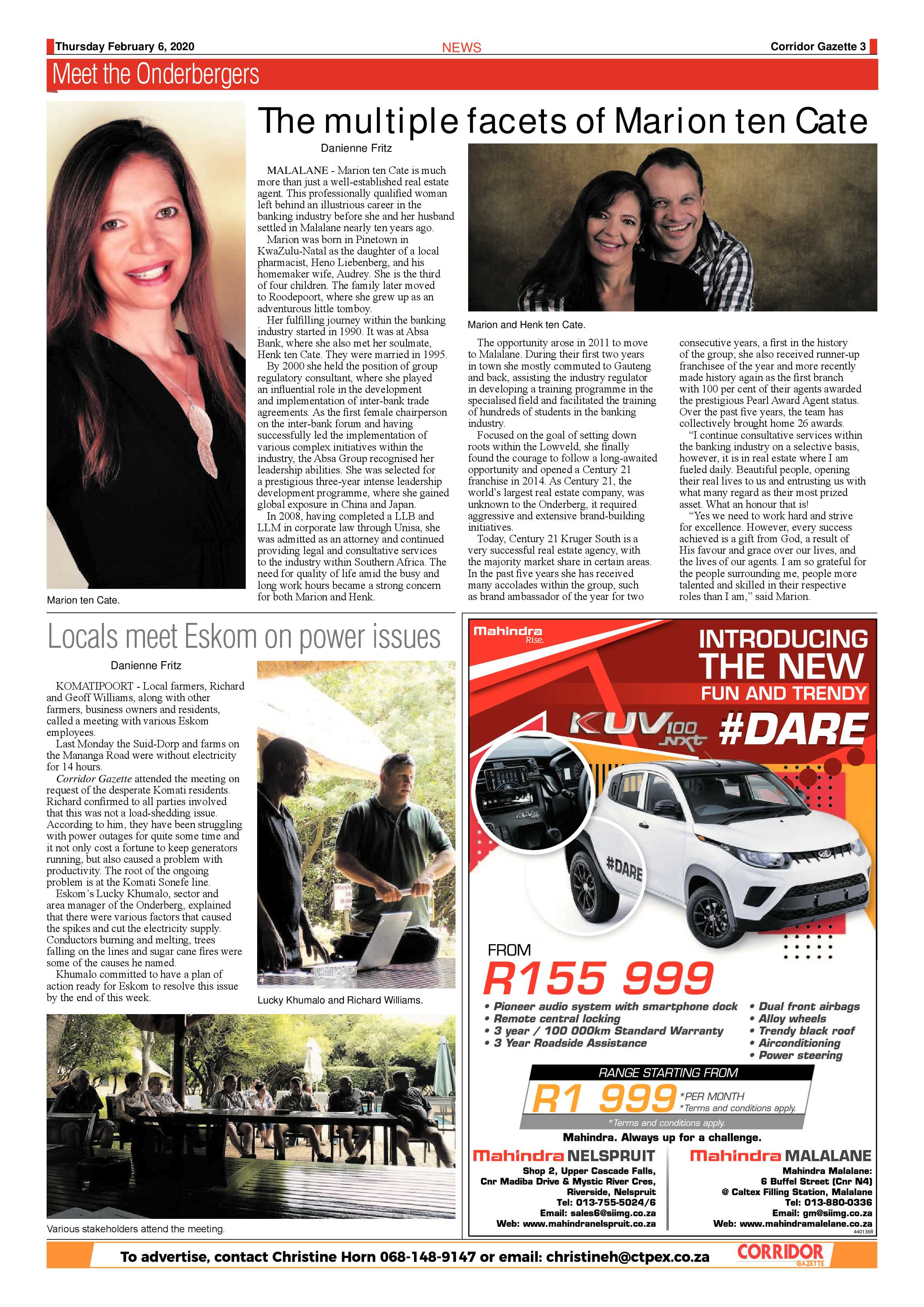 Corridor Gazette 6 February 2020 page 3