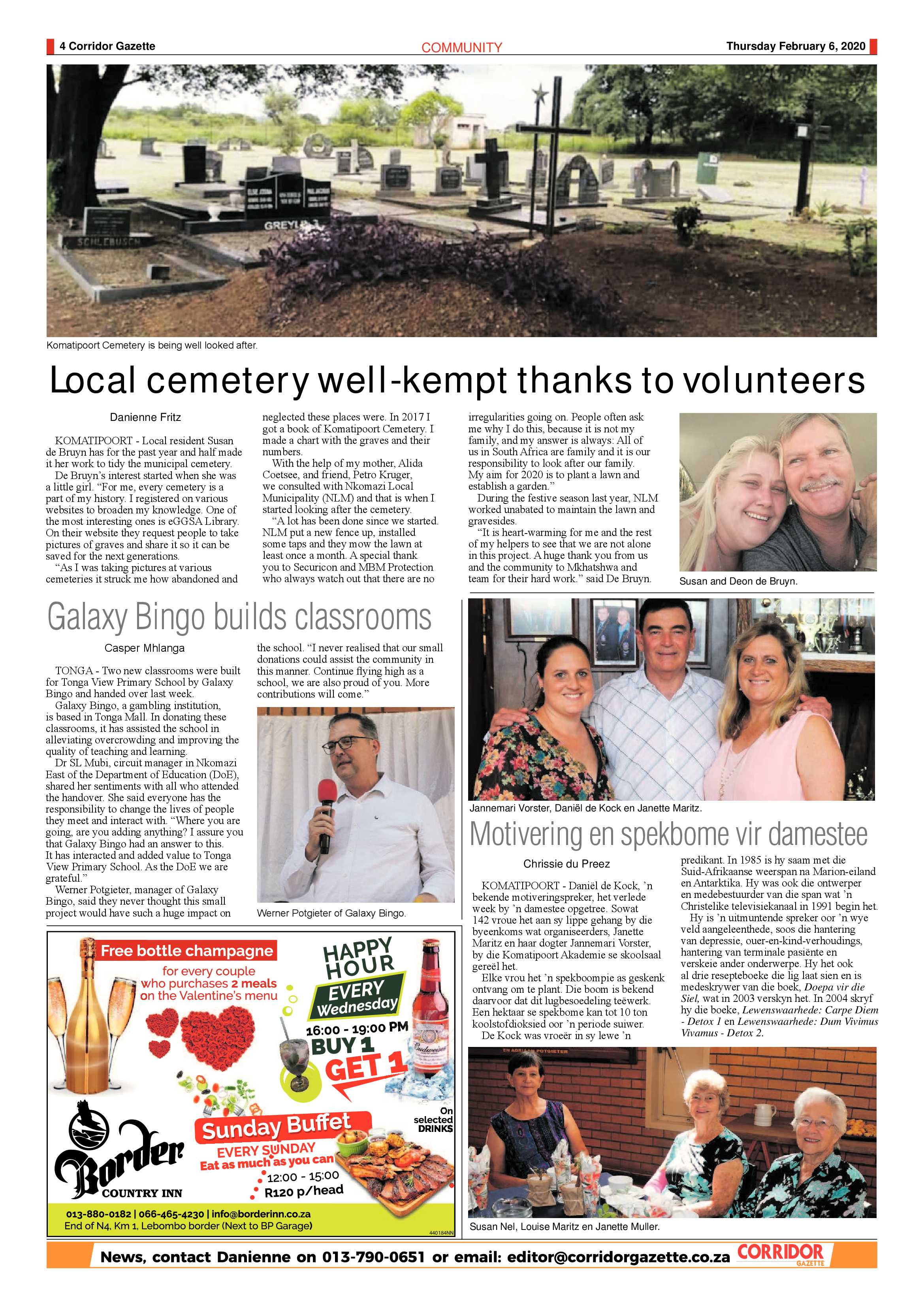Corridor Gazette 6 February 2020 page 4