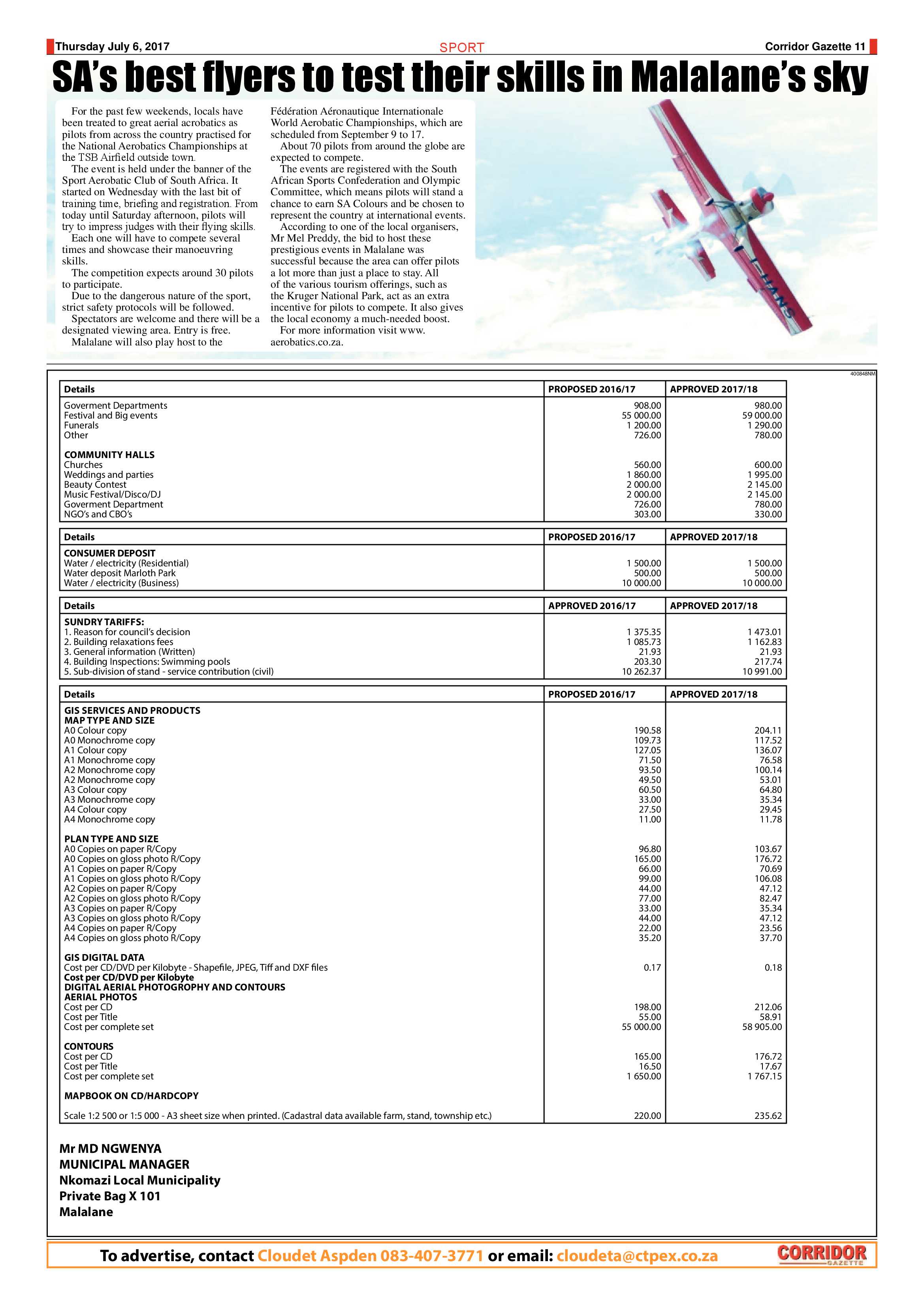 Corridor Gazette 6 July 2017 page 11