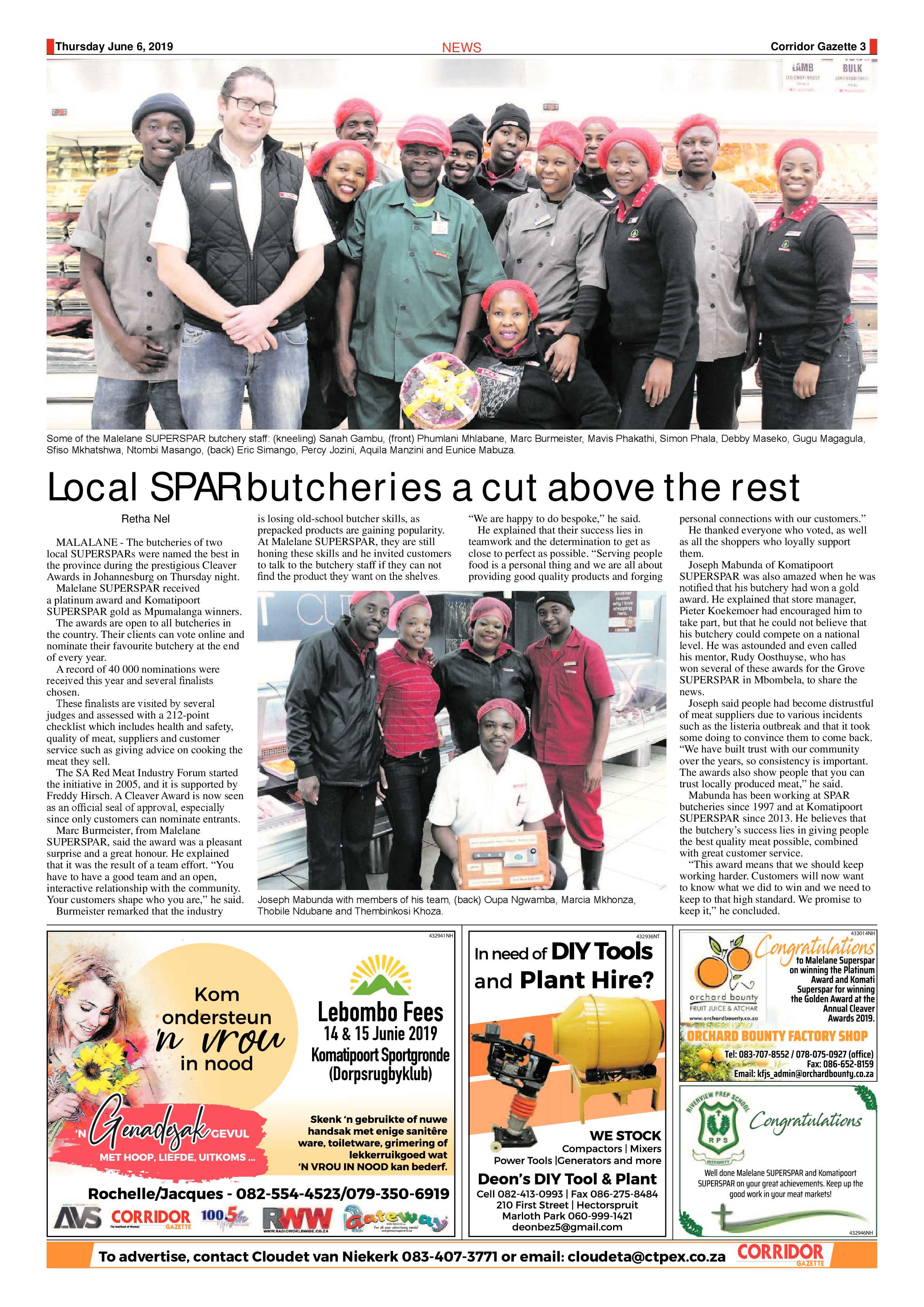Corridor Gazette 6 June 2019 page 3