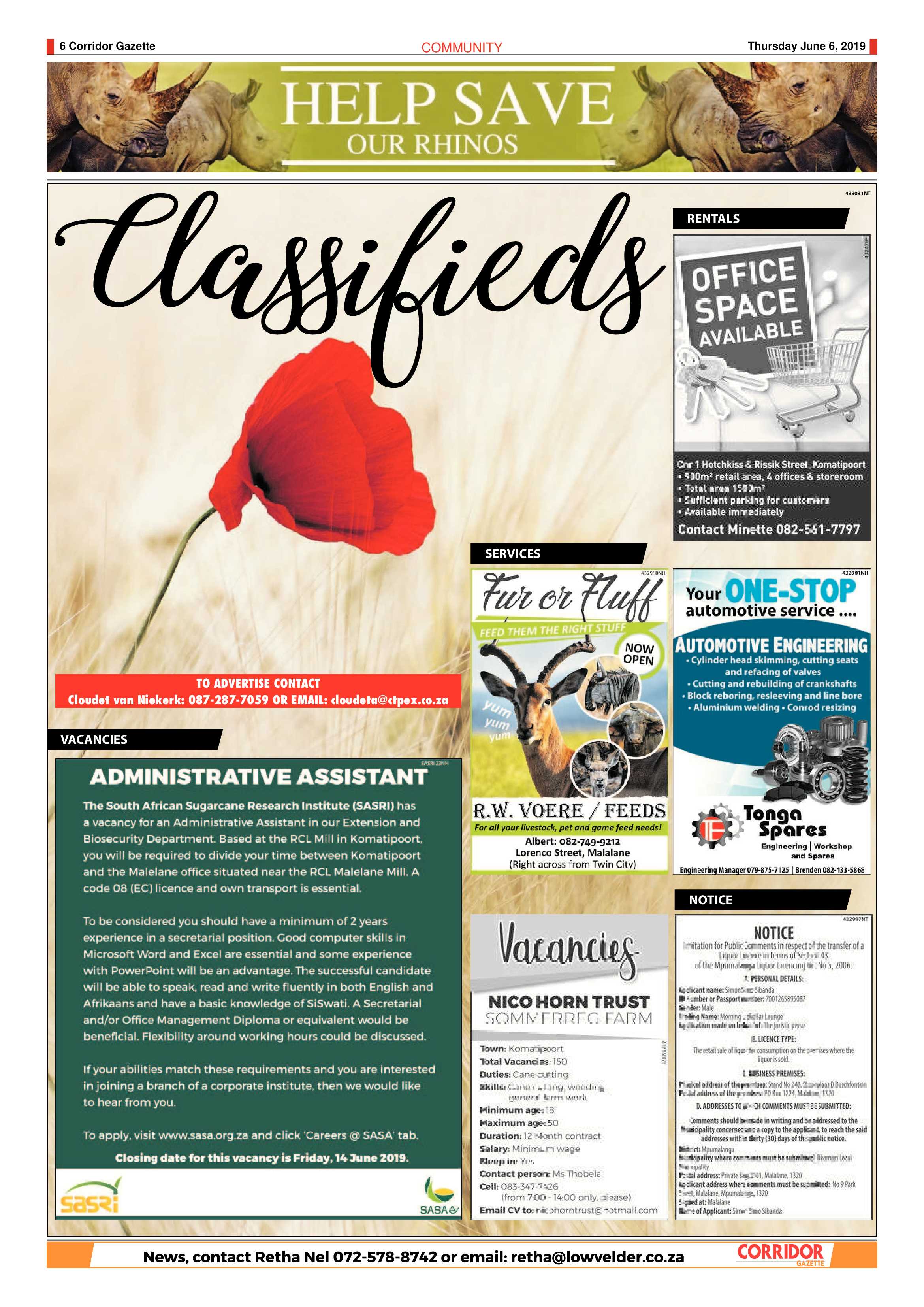 Corridor Gazette 6 June 2019 page 6