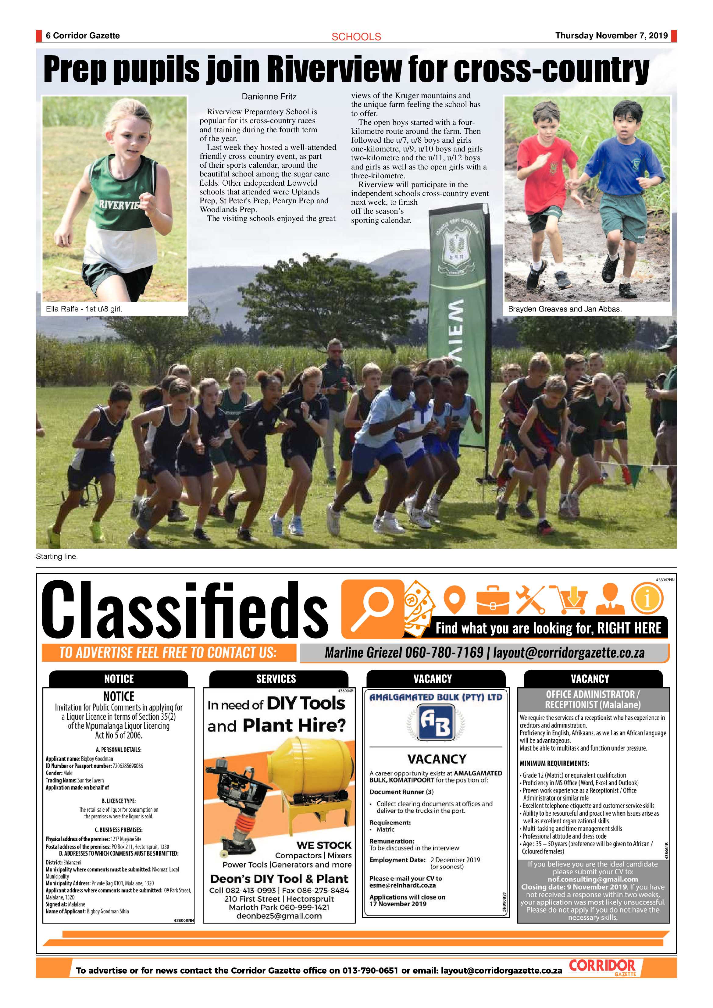 Corridor Gazette 7 November 2019 page 6