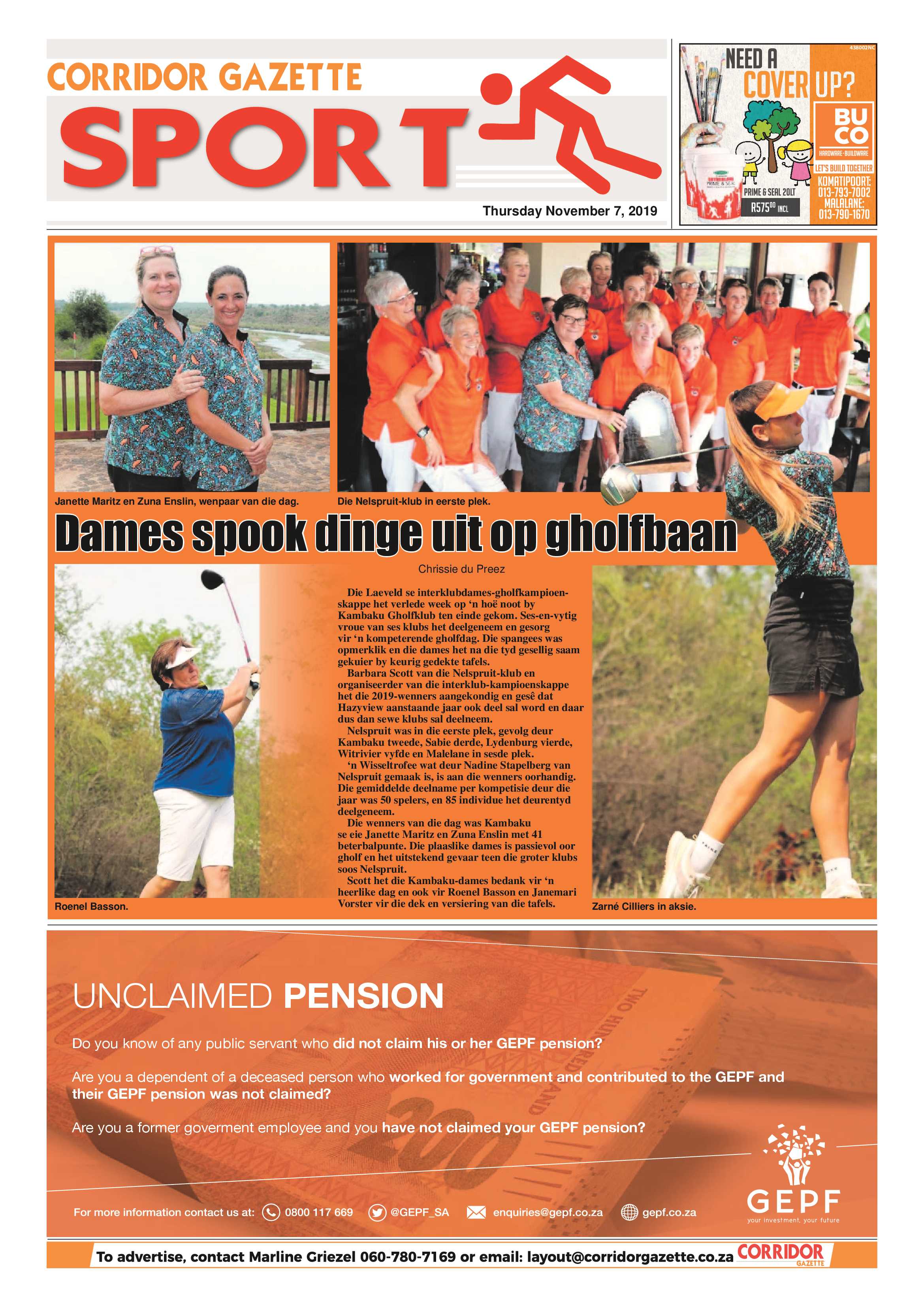 Corridor Gazette 7 November 2019 page 8
