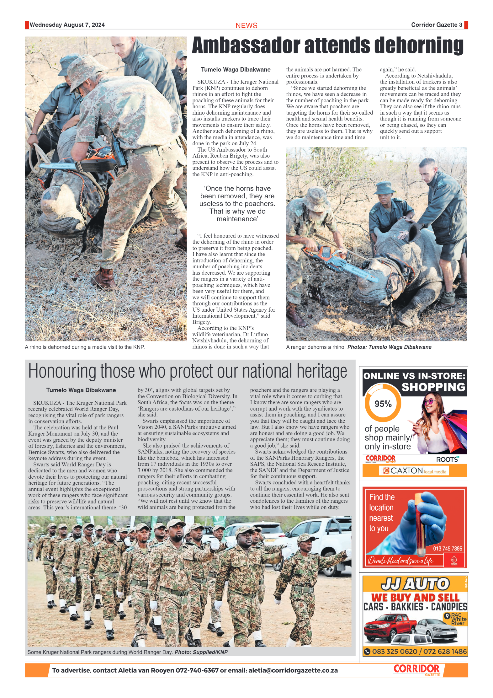 Corridor Gazette 7 August 2024 page 3