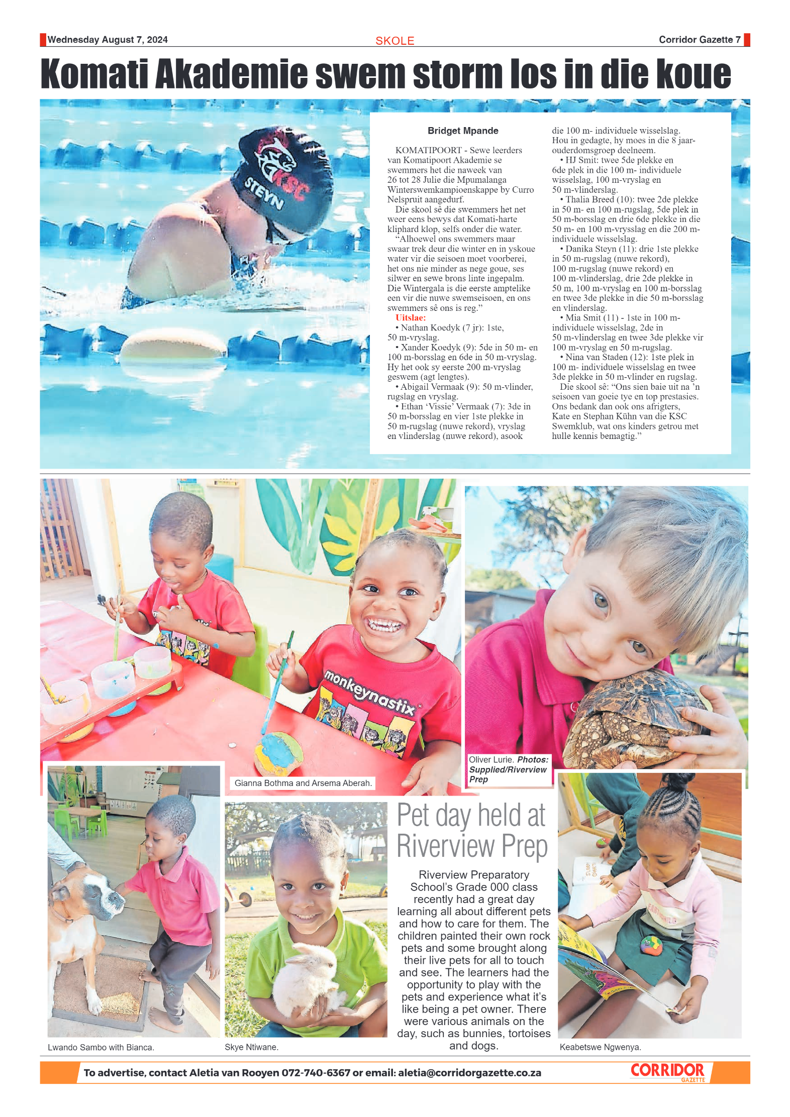 Corridor Gazette 7 August 2024 page 7