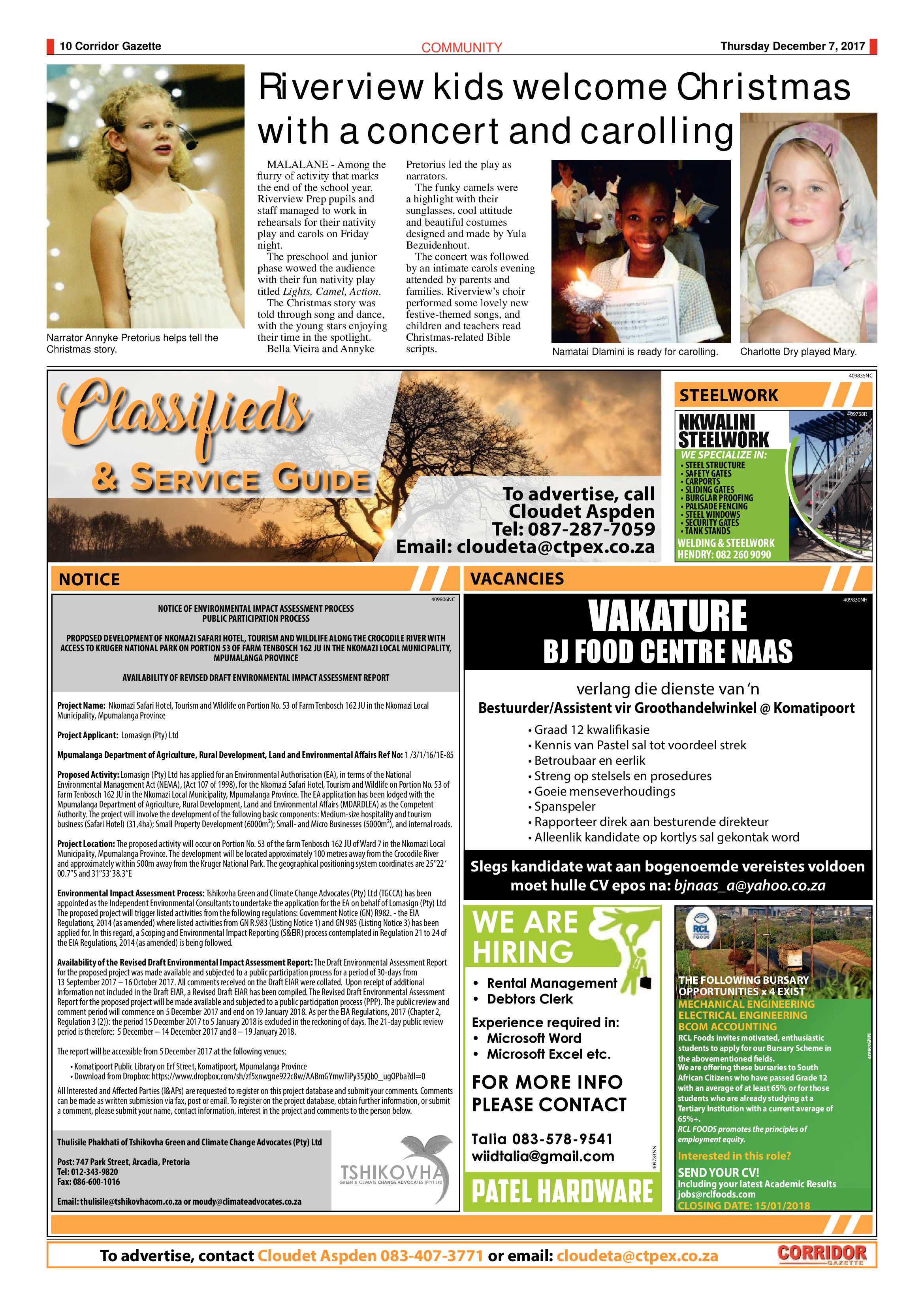 Corridor Gazette 7 December 2017 page 10