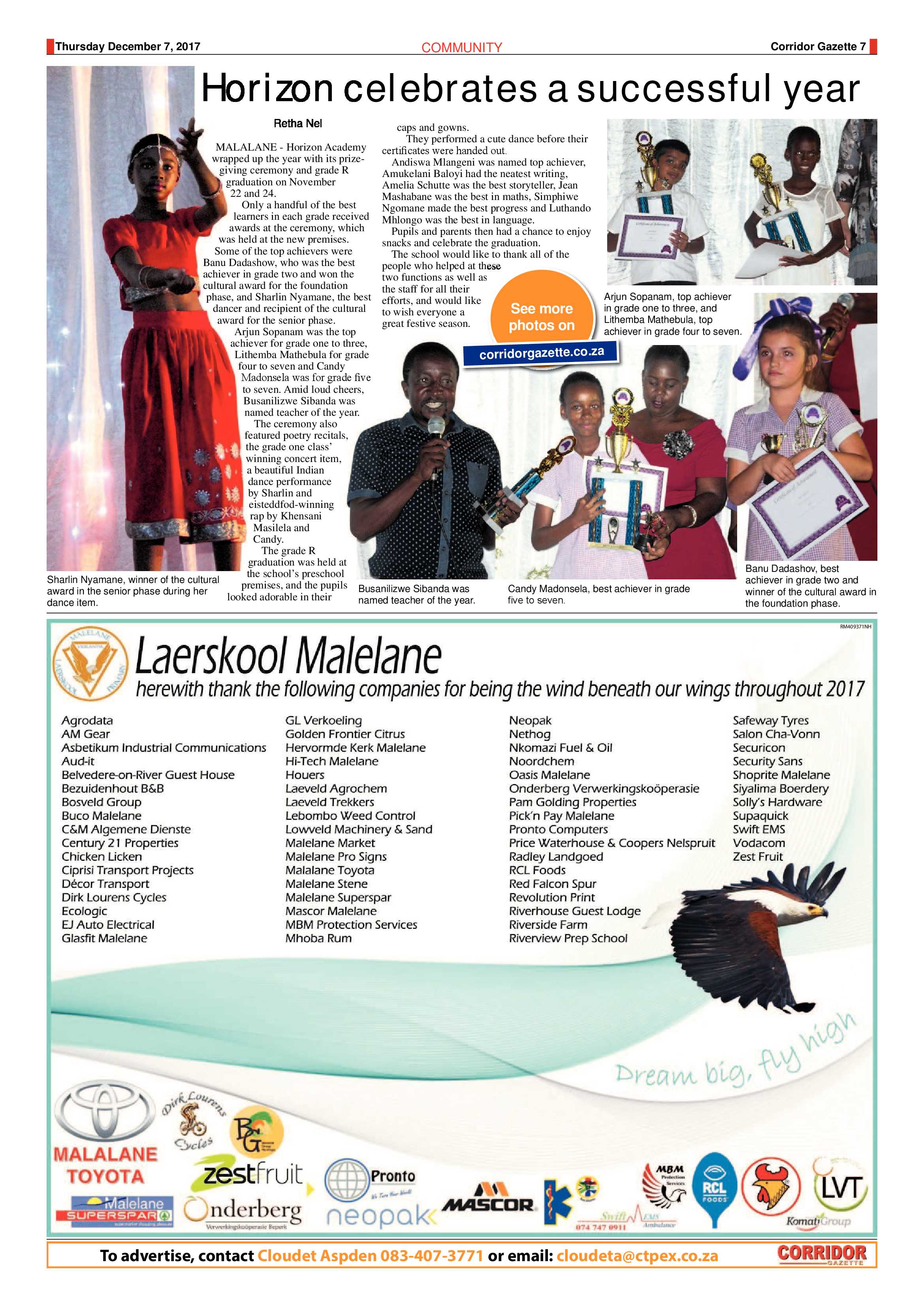 Corridor Gazette 7 December 2017 page 7