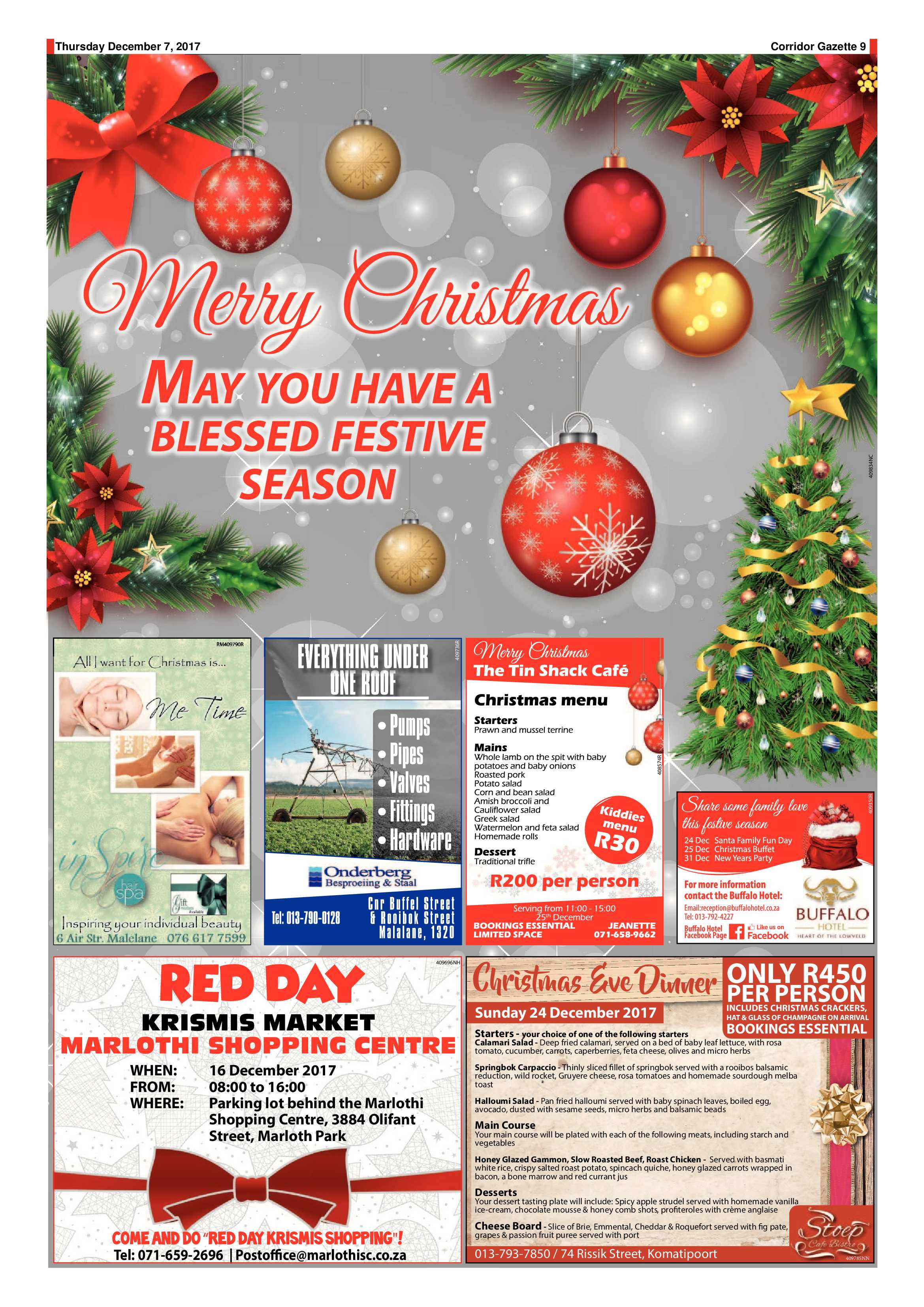 Corridor Gazette 7 December 2017 page 9