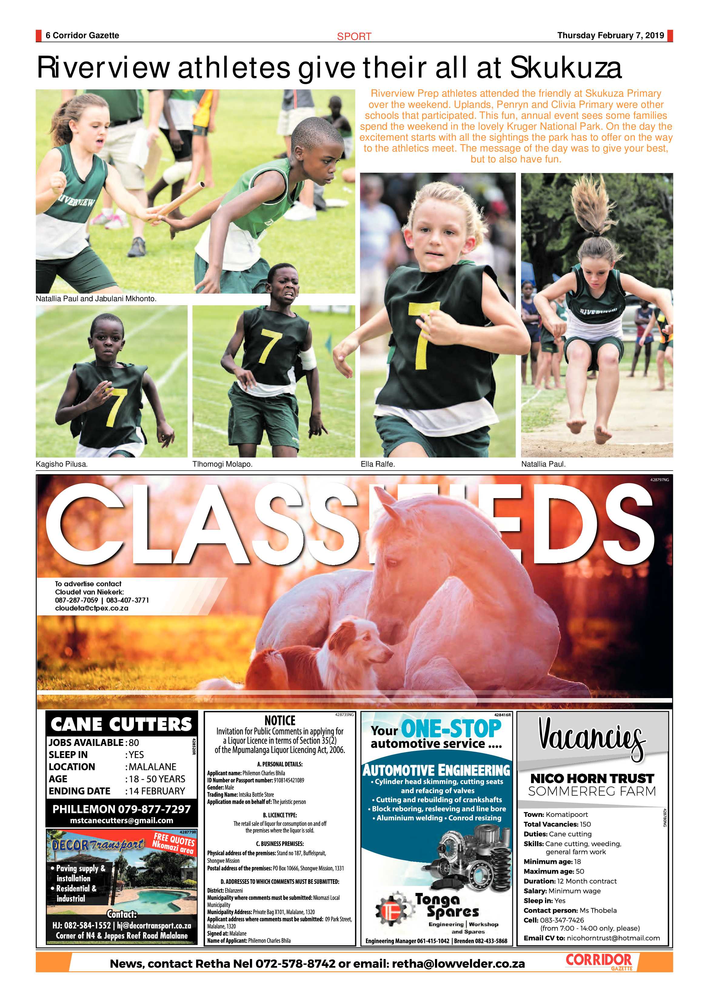 Corridor Gazette 7 February 2019 page 6