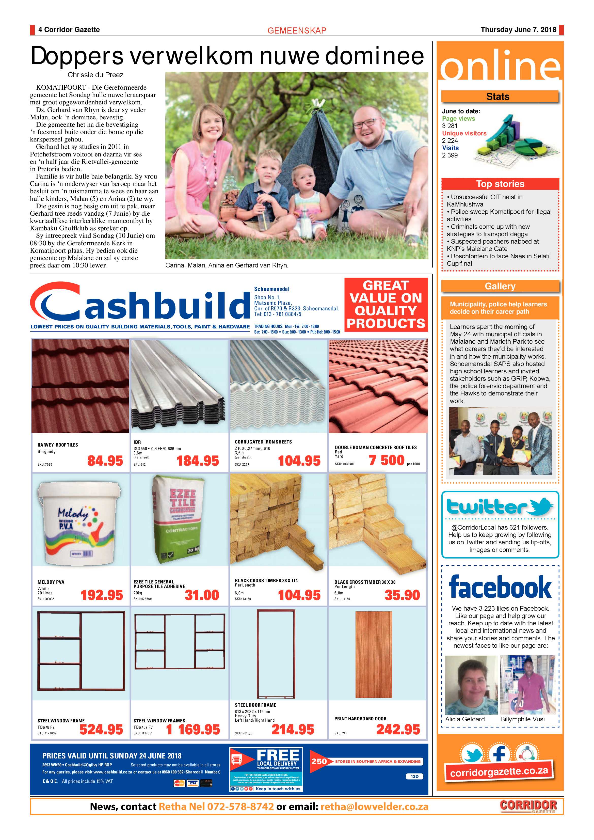 Corridor Gazette 7 June 2018 page 4